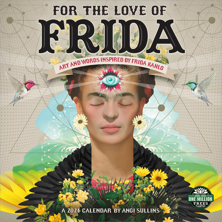 2024 For the Love of Frida Square Wall Calendar Art Calendars by