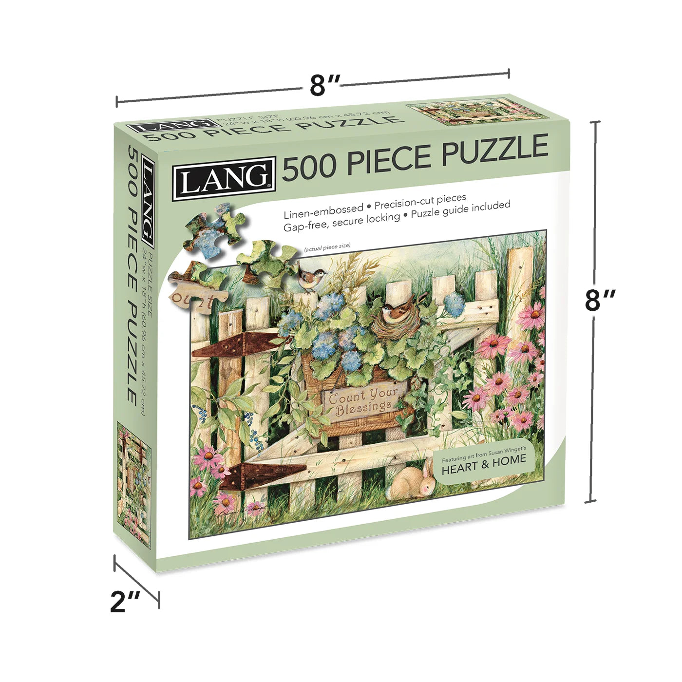 LANG Garden Gate - 500pc Jigsaw Puzzle