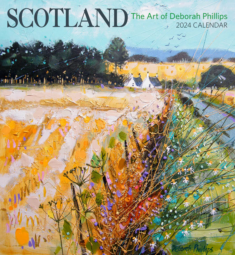 2024 Scotland: The Art of Deborah Phillips - Square Wall Calendar  SOLD OUT