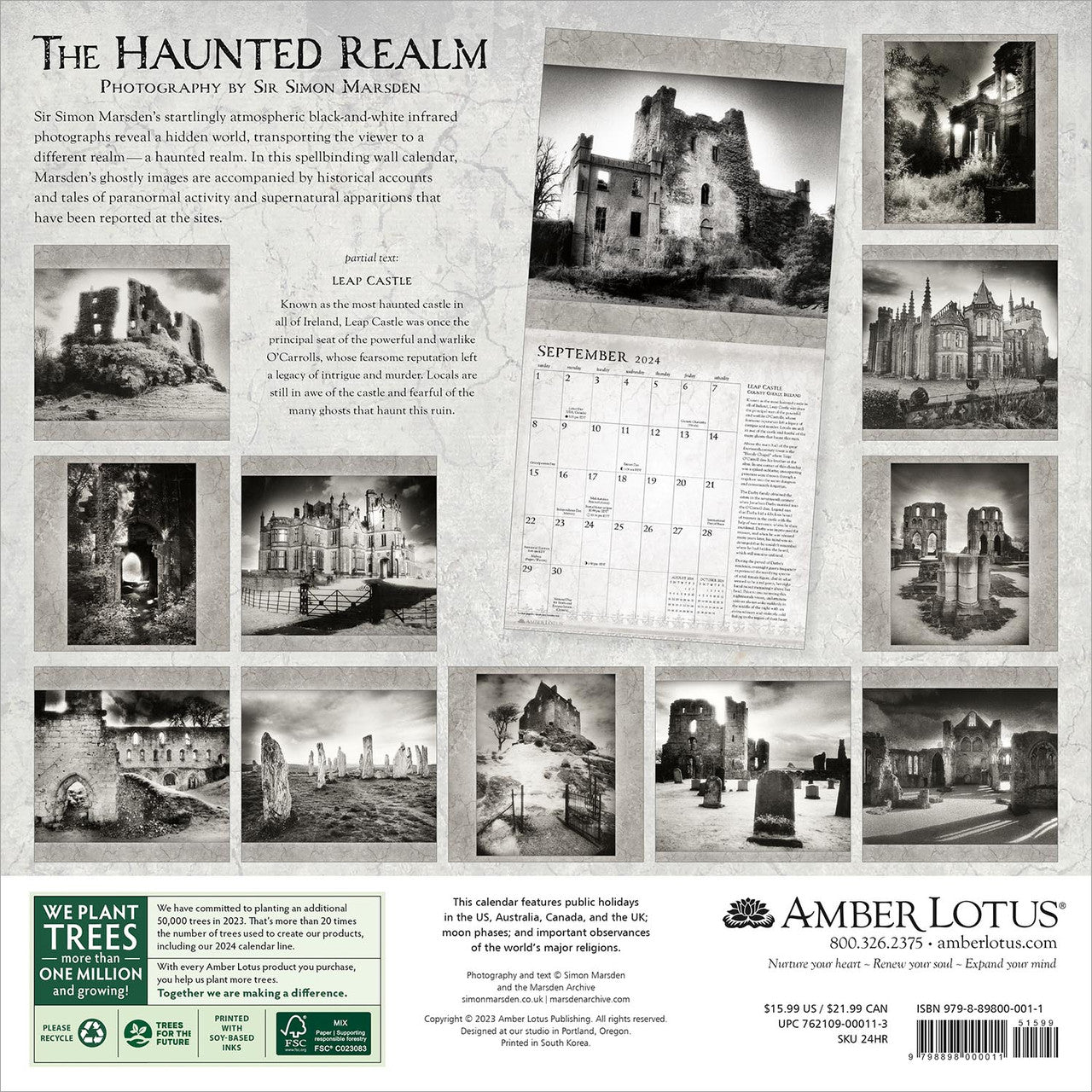 2024 The Haunted Realm - Square Wall Calendar  SOLD OUT