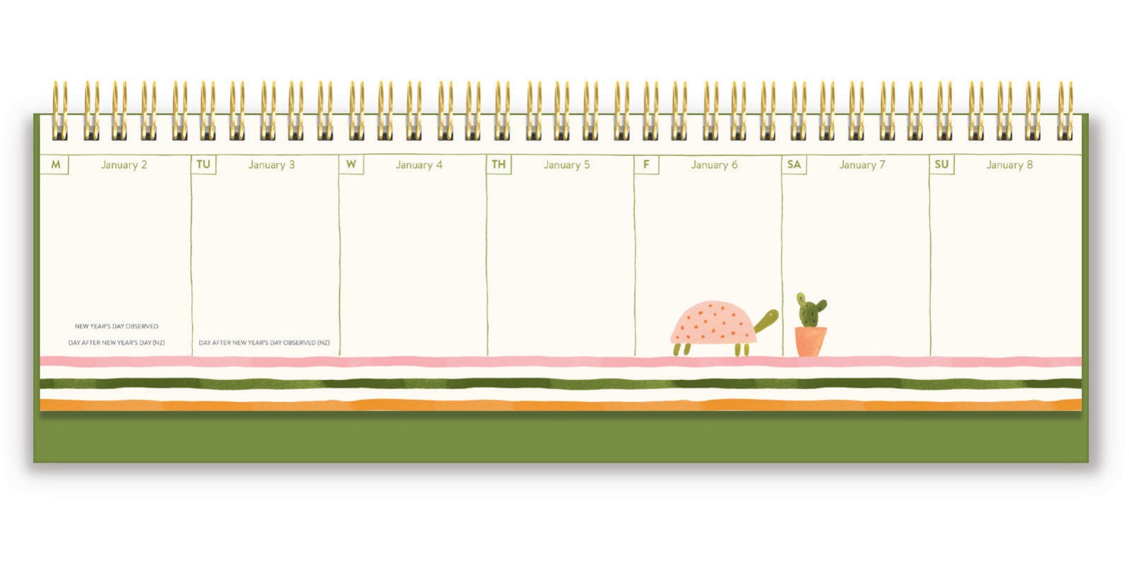 2023 Turtle Garden by Jen B. Peters - Desk Easel Calendar