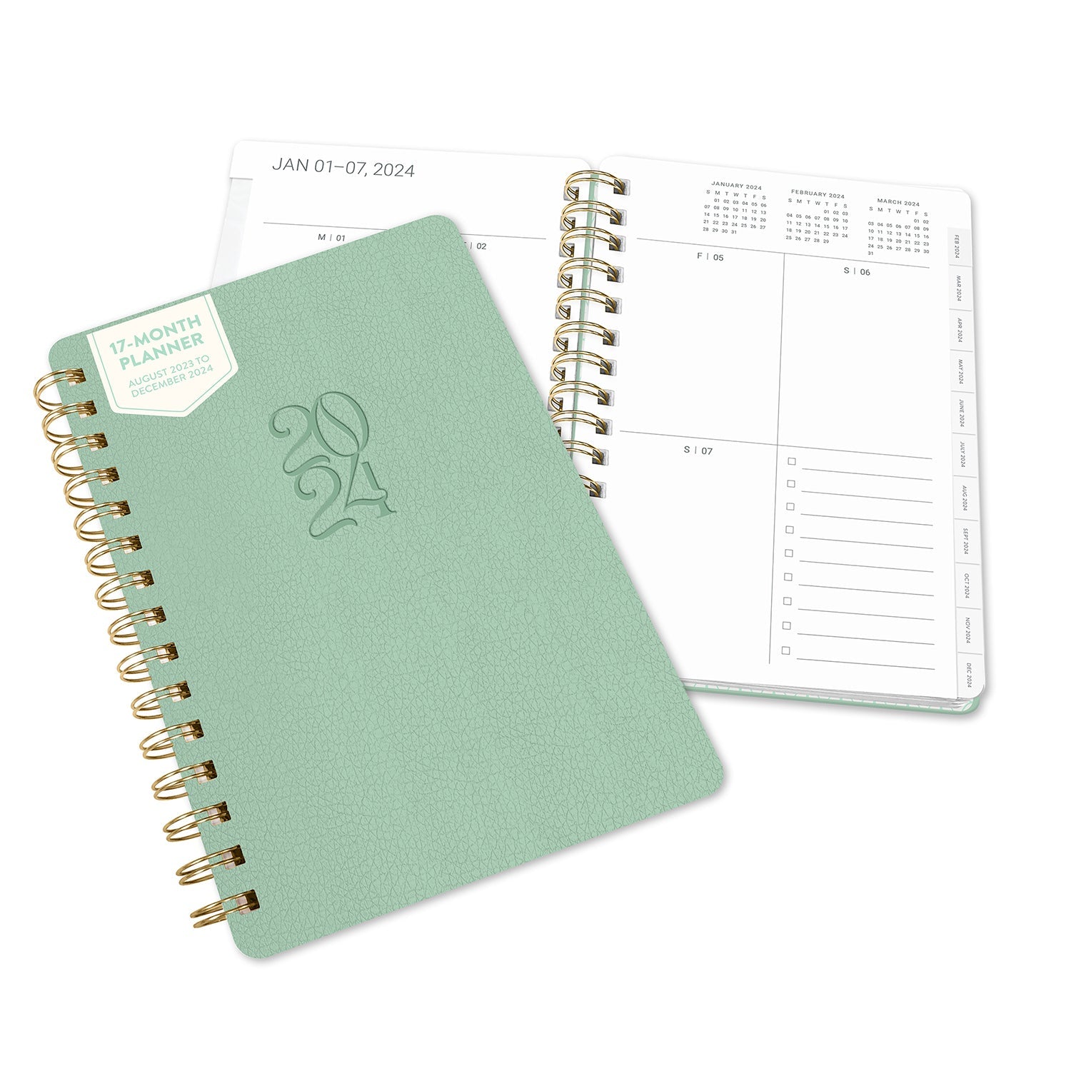 2024 Pistachio - Agatha Monthly & Weekly Diary/Planner  SOLD OUT