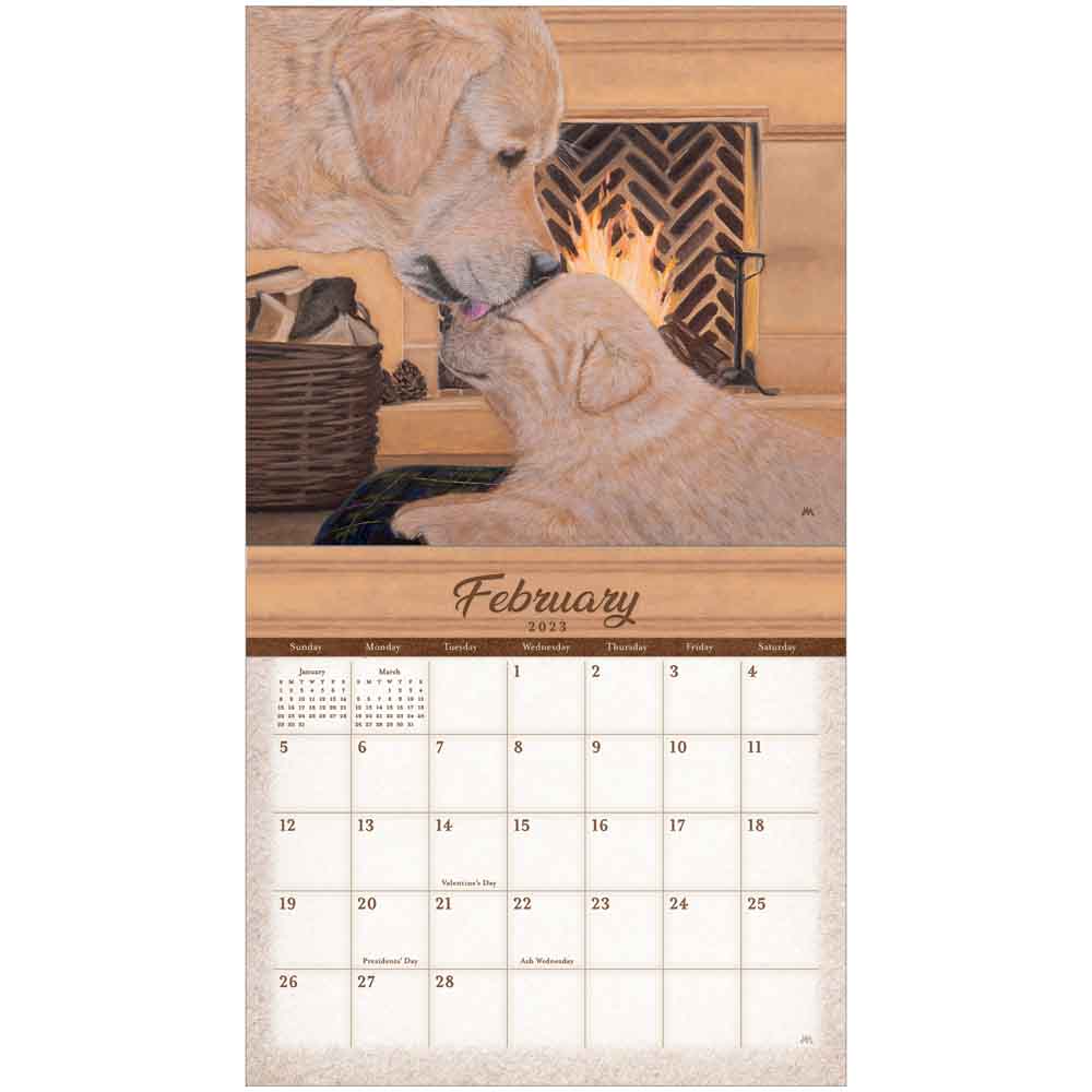 2023 LEGACY Labradors - Deluxe Wall Calendar