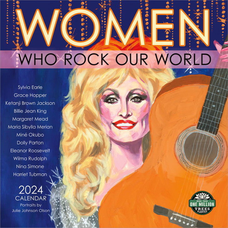 2024 Women Who Rock Our World - Square Wall Calendar