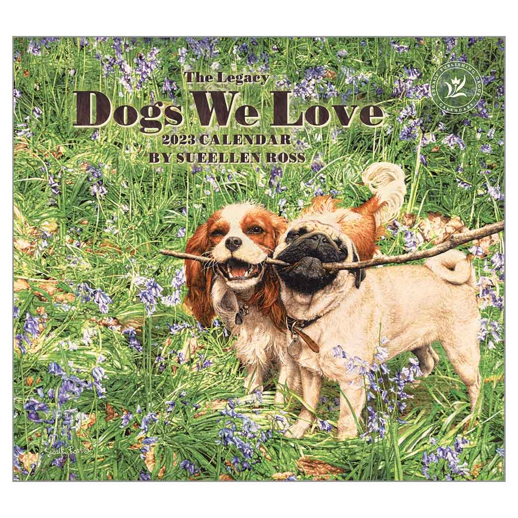 2023 LEGACY Dogs We Love - Deluxe Wall Calendar