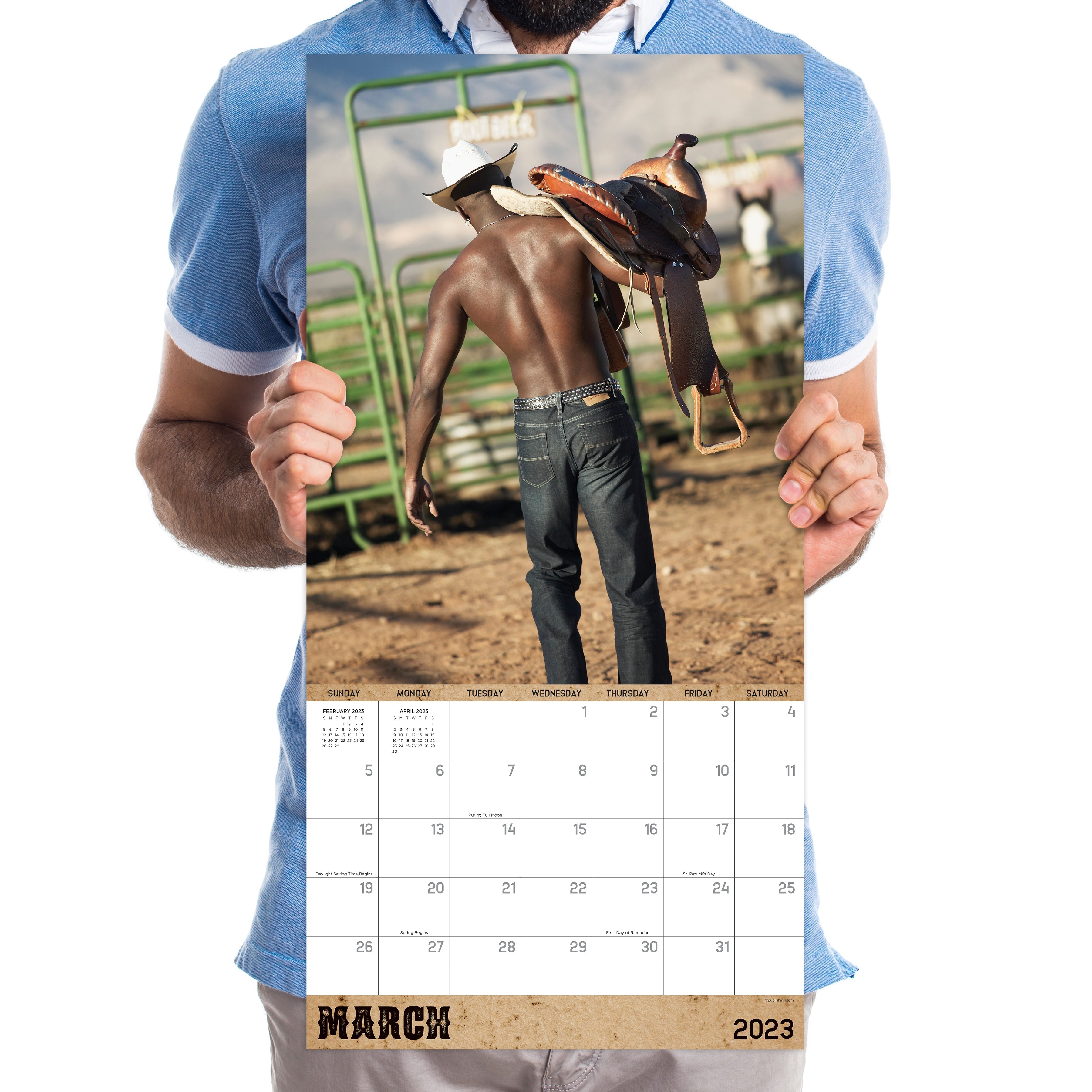 2023 Cowboys - Square Wall Calendar