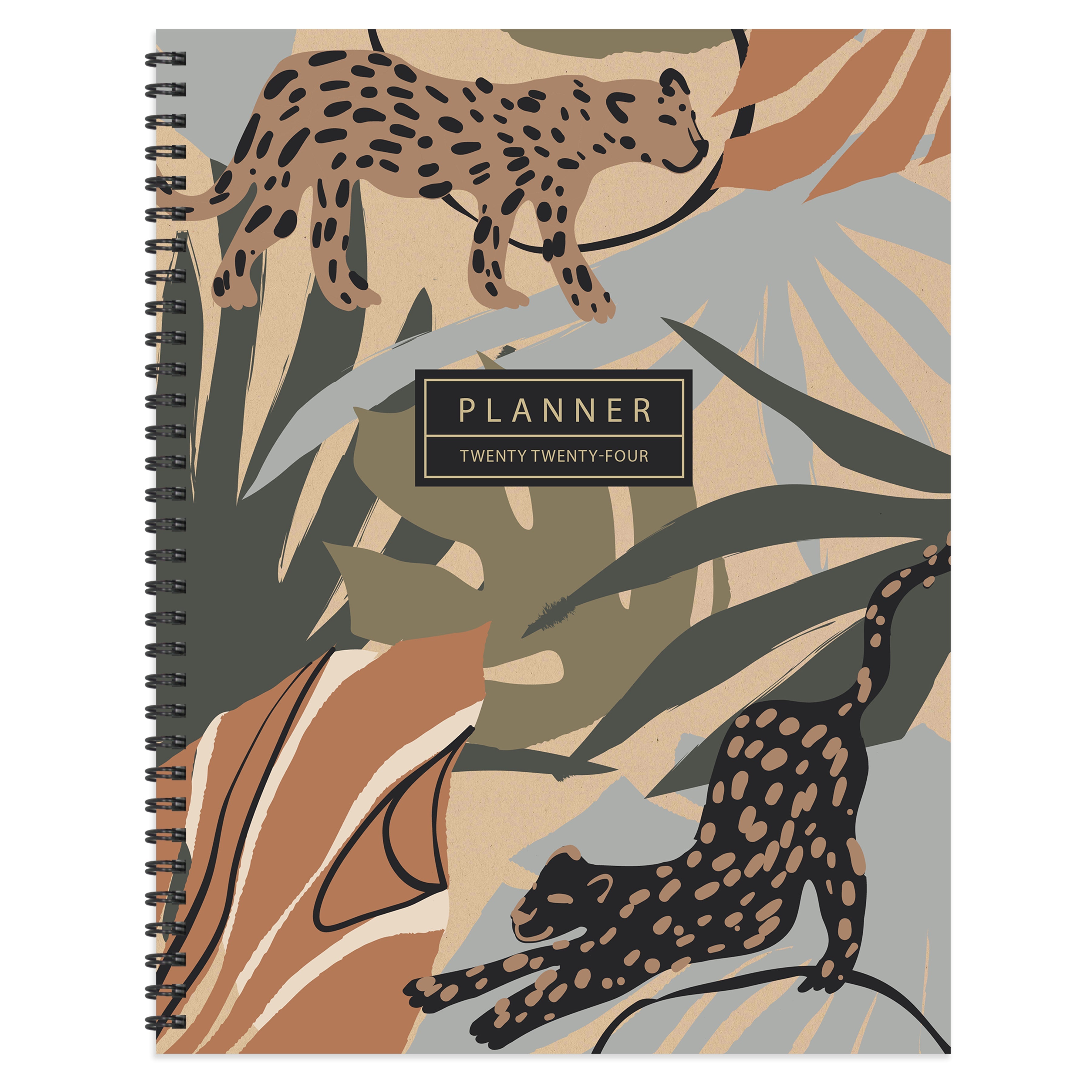 2024 In the Jungle - Large Weekly, Monthly Diary/Planner