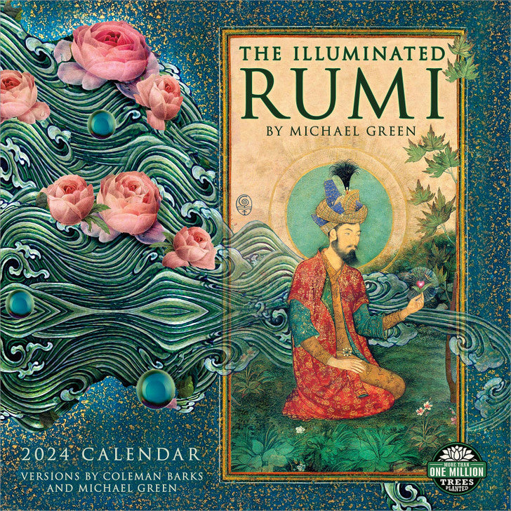 2024 Illuminated Rumi - Square Wall Calendar  SOLD OUT