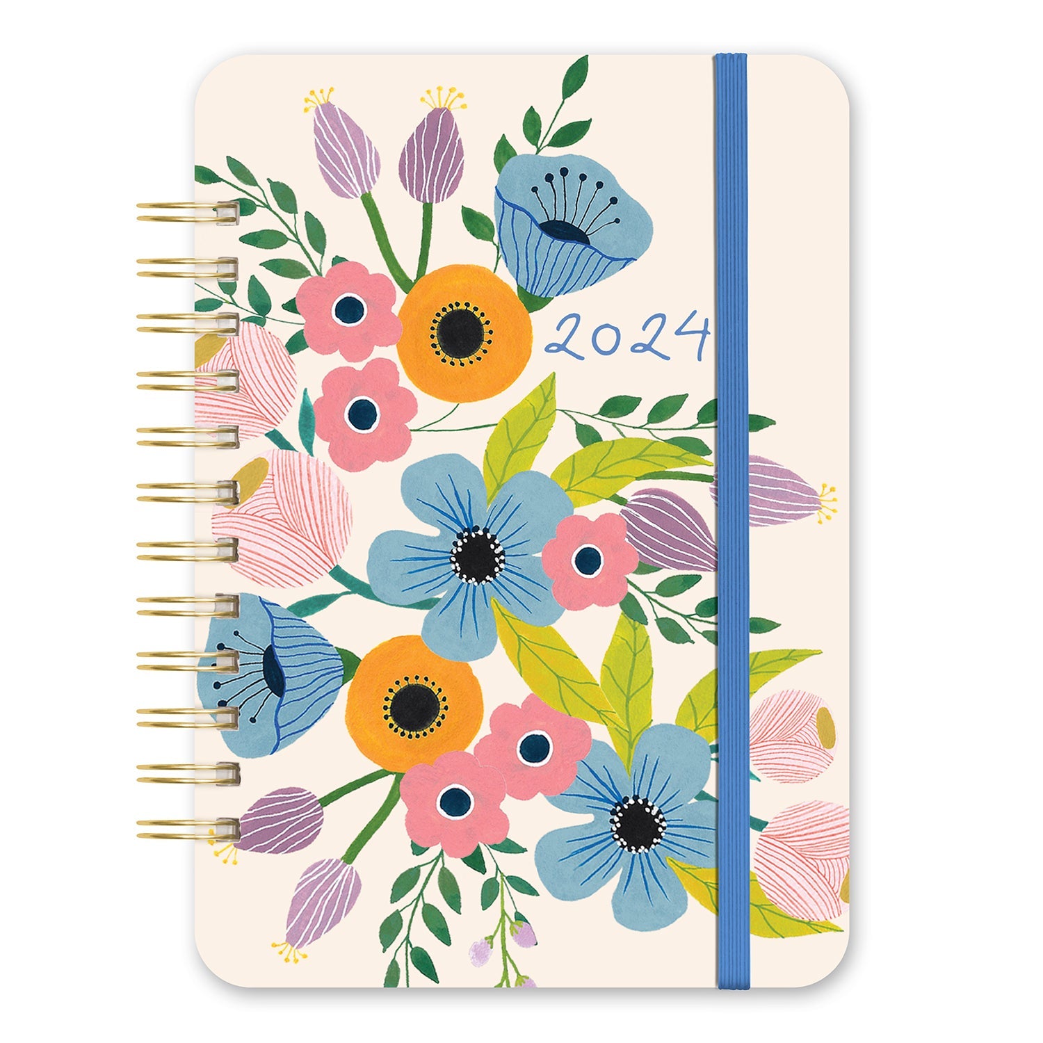 2024 Bella Flora Do It All Monthly & Weekly Diary/Planner by Orange