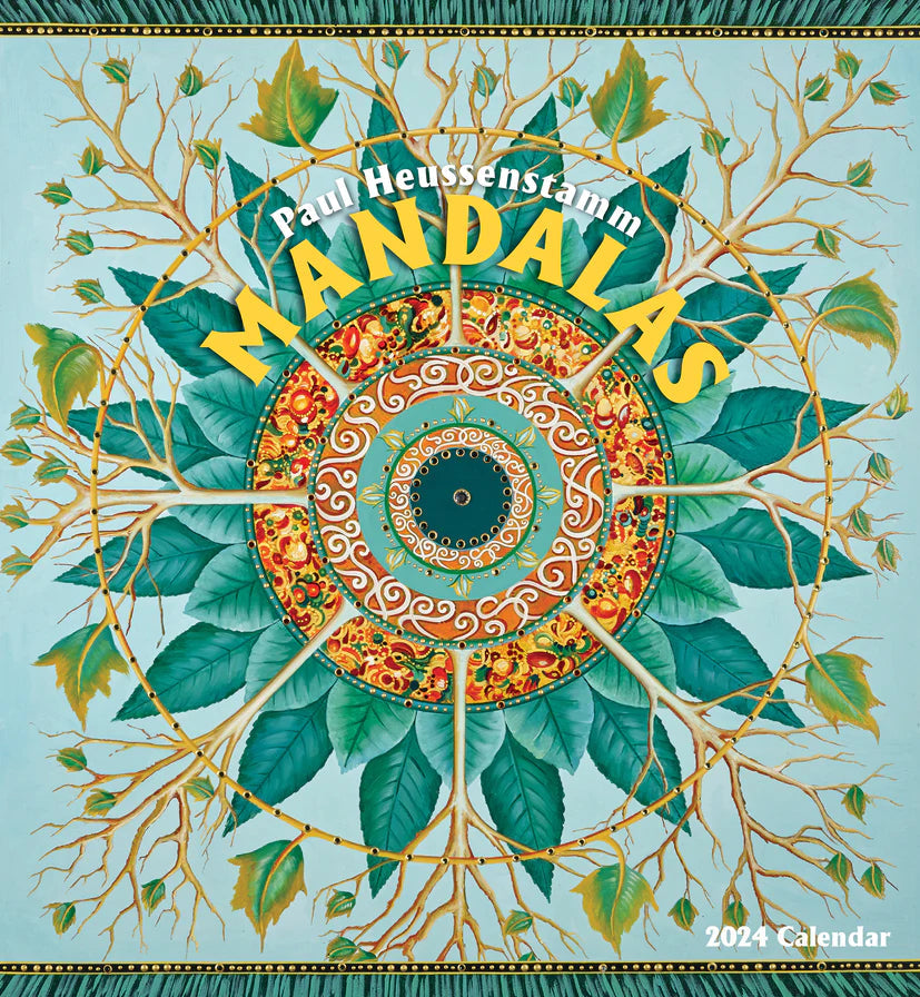 2024 Paul Heussenstamm: Mandalas - Square Wall Calendar  SOLD OUT