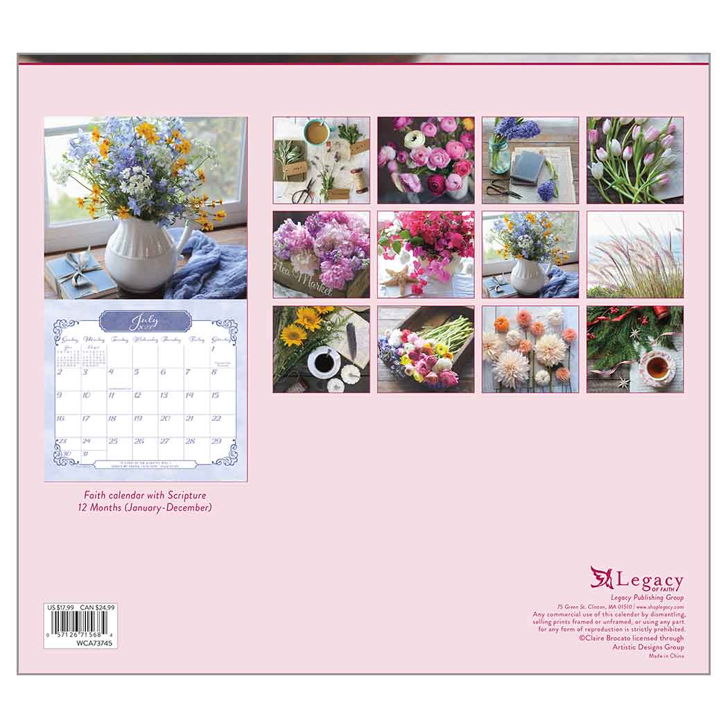 2023 LEGACY Everyday Miracles (Scripture) - Deluxe Wall Calendar