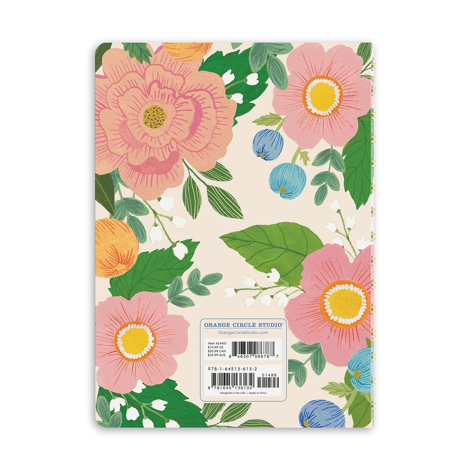 2024 Bella Flora - Monthly & Weekly Ondine Tabbed Diary/Planner  SOLD OUT