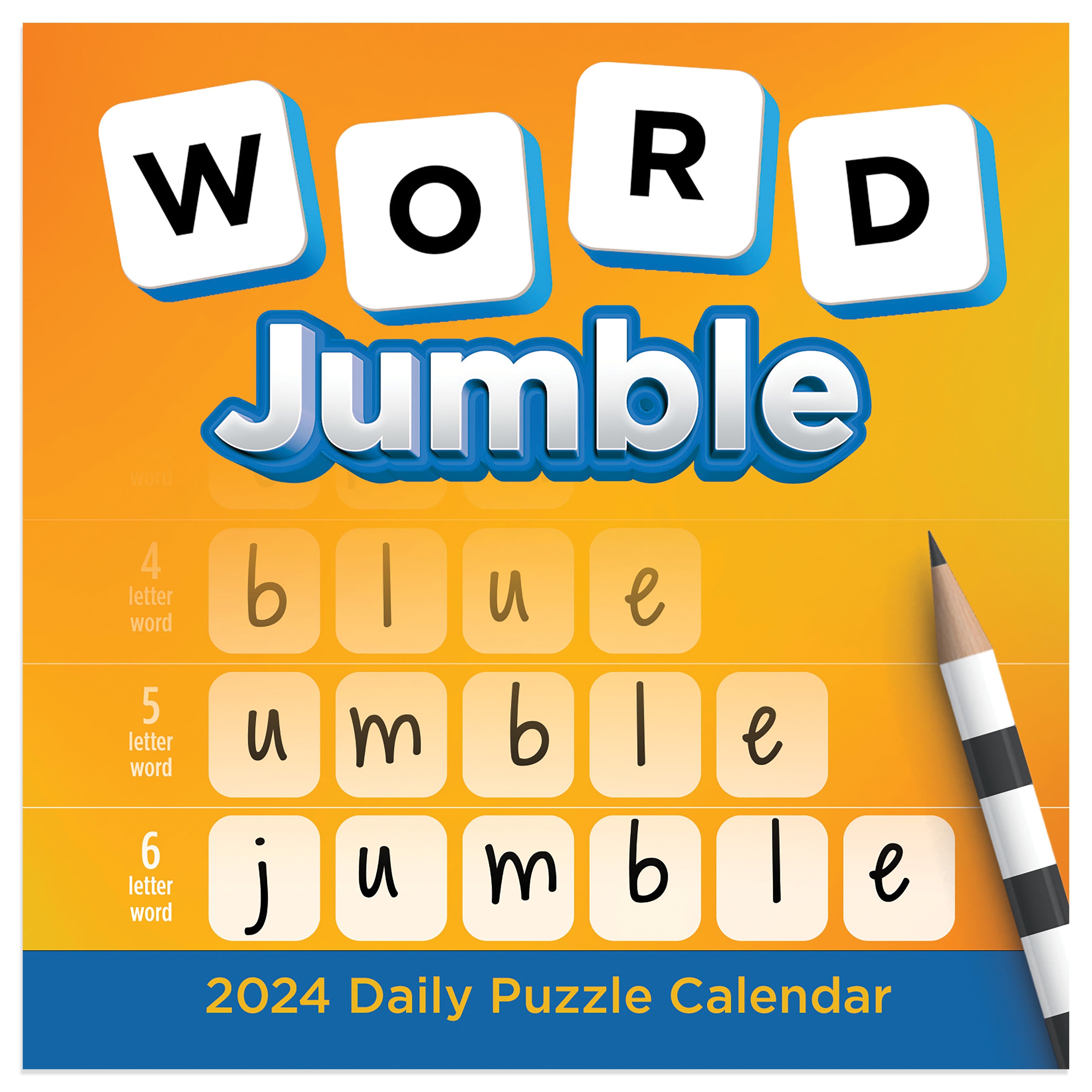 2024 Word Jumble Daily Boxed PageADay Kids & Games Calendars by