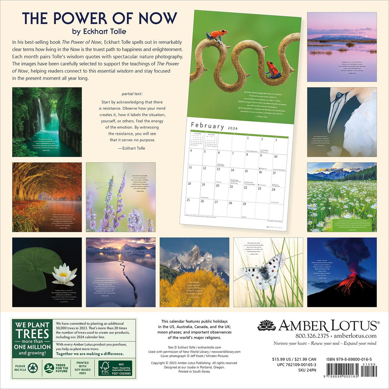 2024 Power of Now - Square Wall Calendar  SOLD OUT