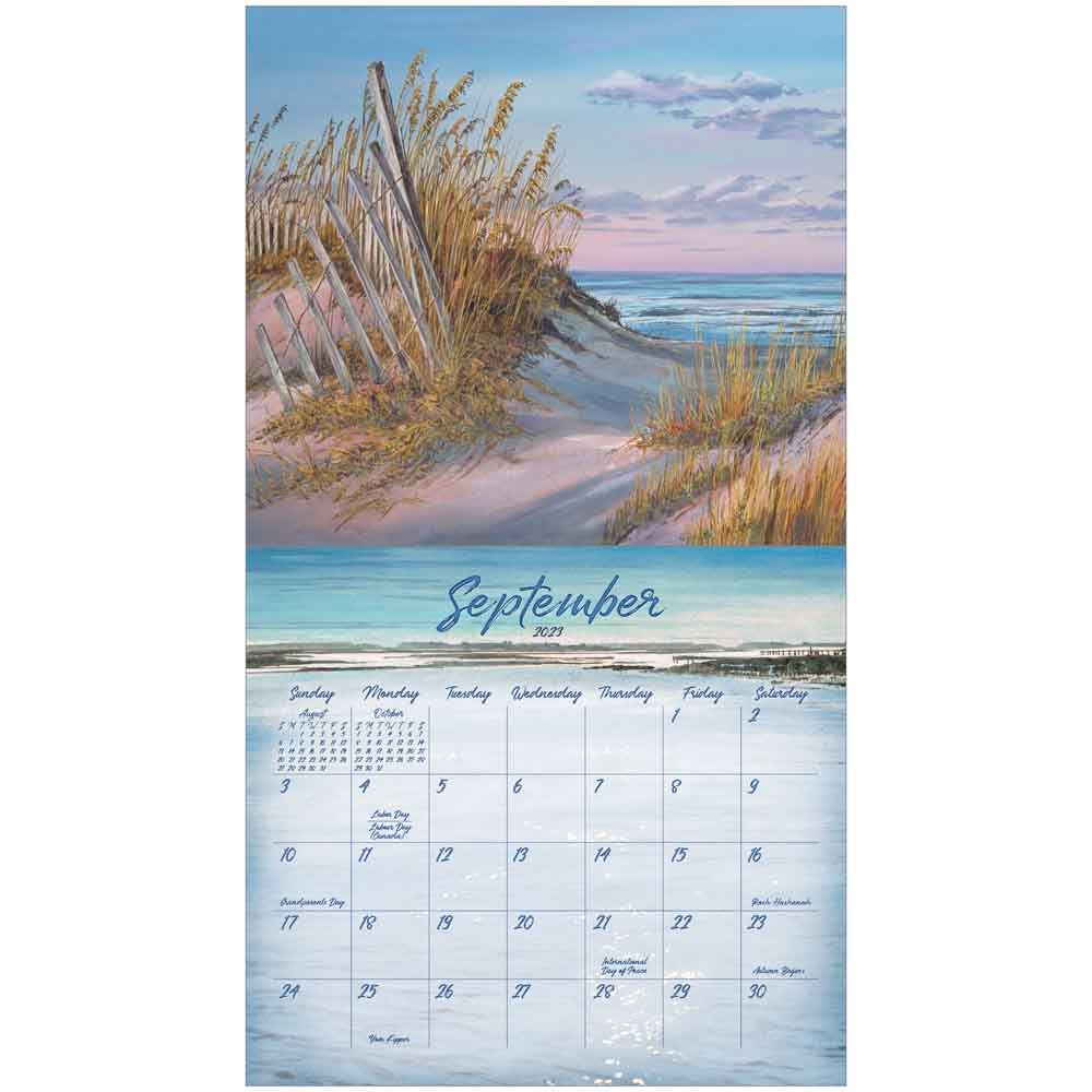2023 LEGACY Coastal Breeze - Deluxe Wall Calendar