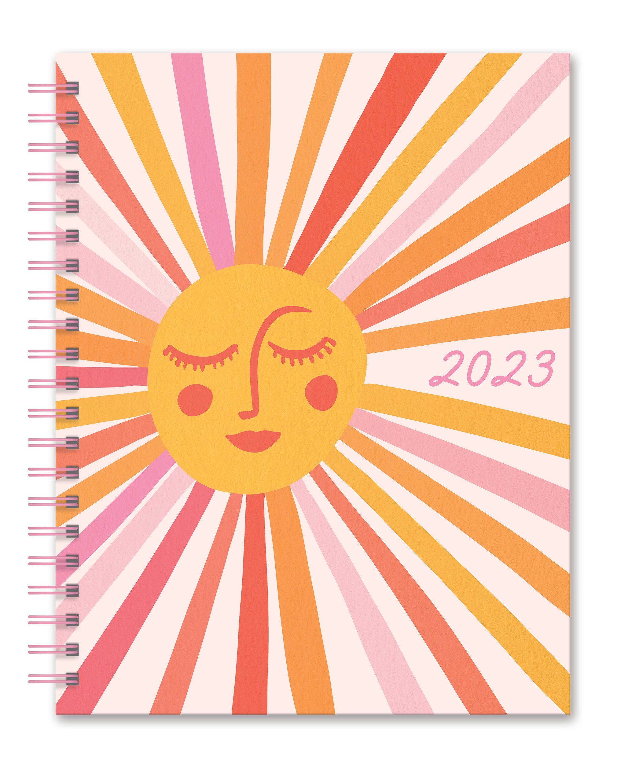2023 Retro Sunshine by CatCoq (XL Spiral Weekly/Monthly Planner) - Diary/Planner