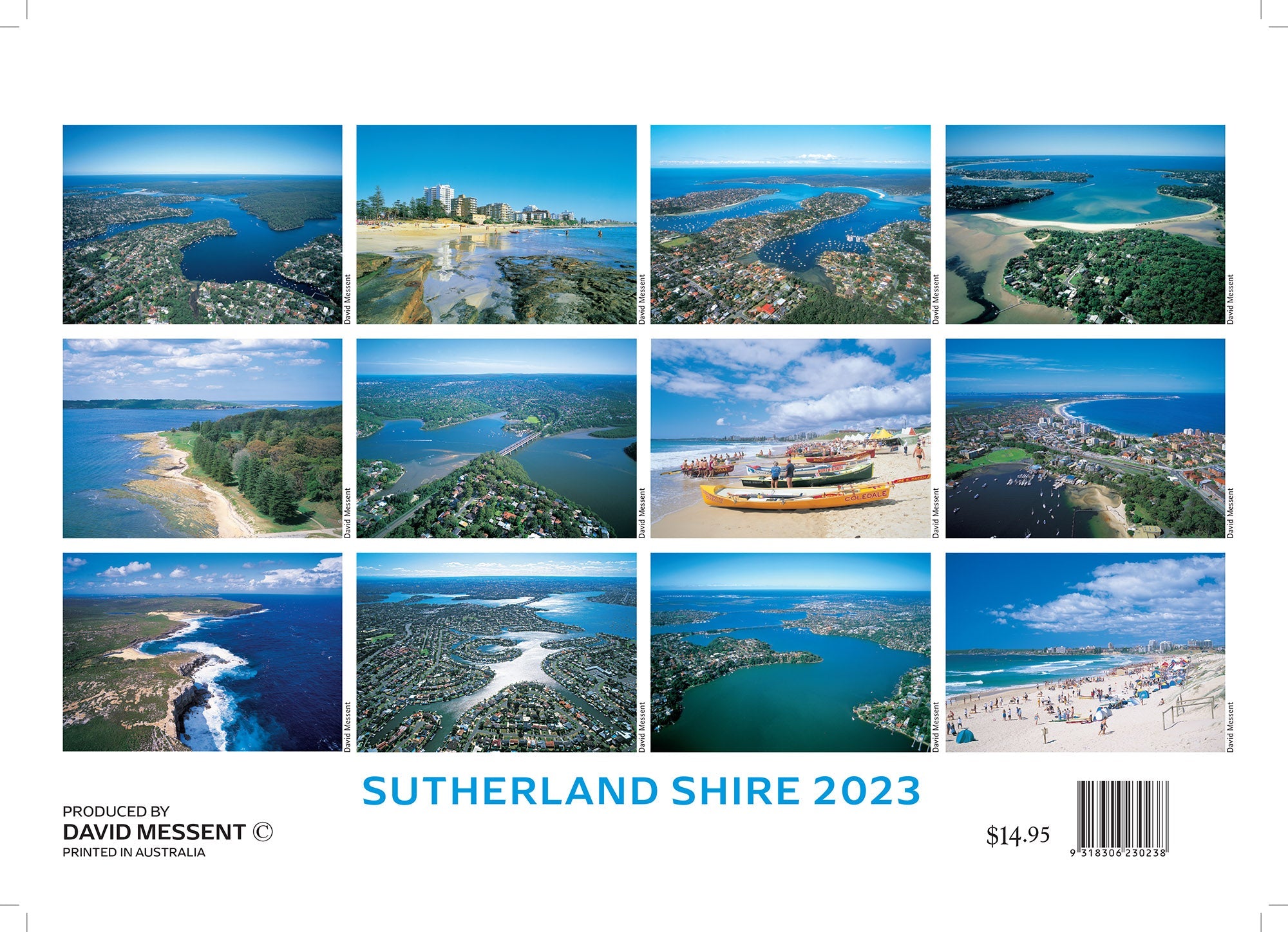 2023 Sutherland Shire by David Messent - Horizontal Wall Calendar