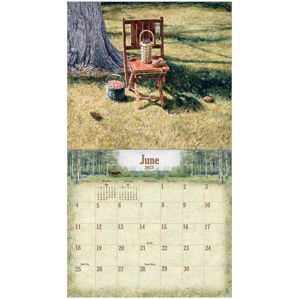 2023 LEGACY Woodland - Deluxe Wall Calendar