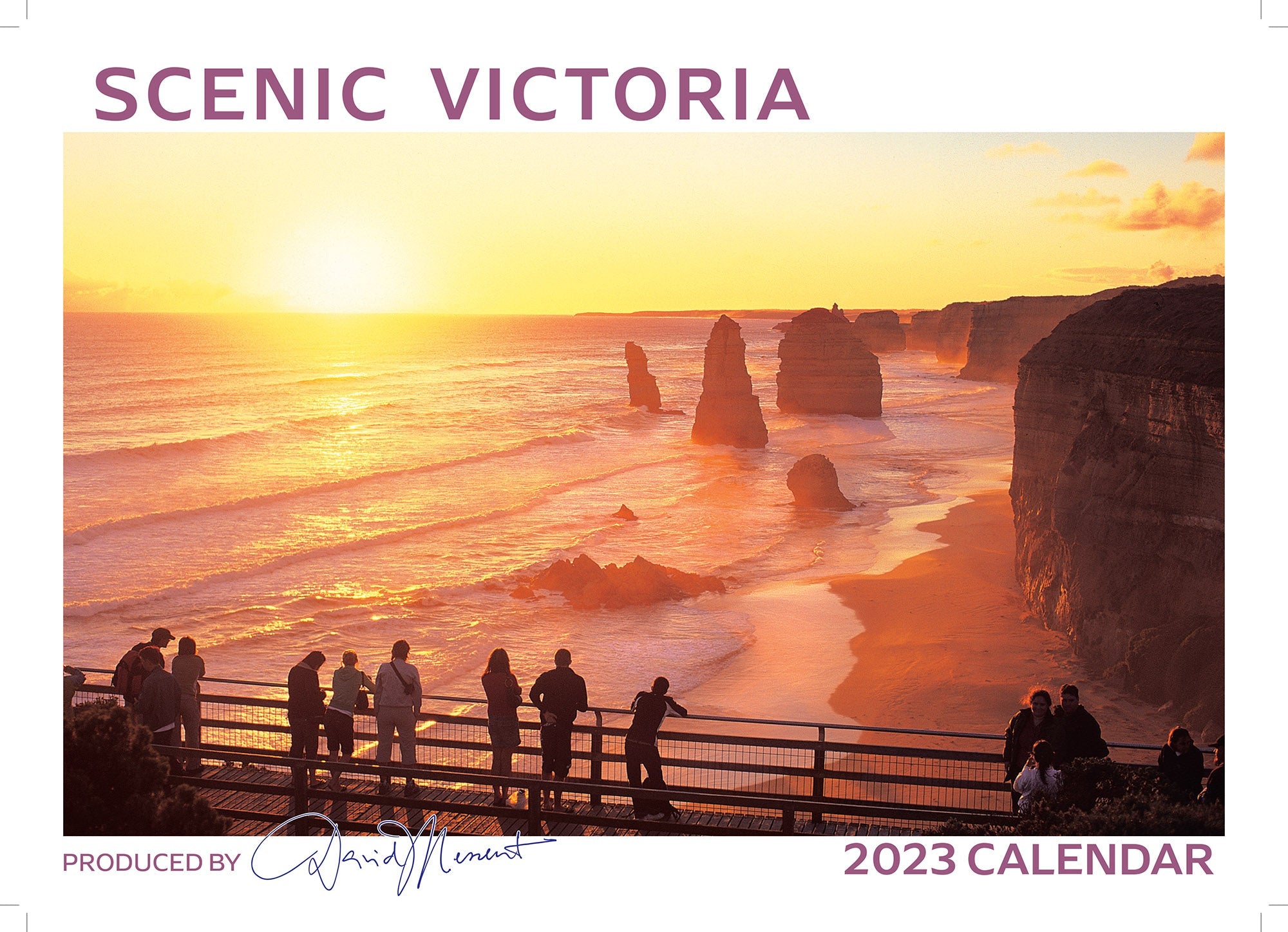 2023 Scenic Victoria by David Messent - Horizontal Wall Calendar