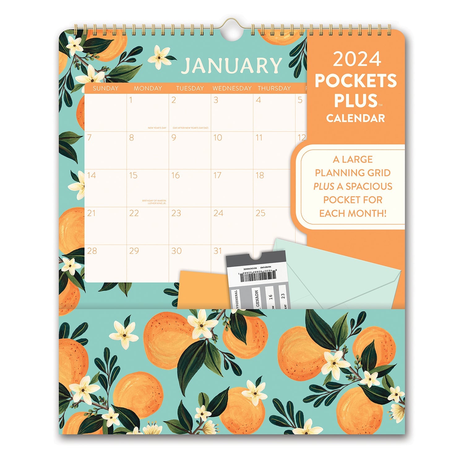 2024 Fruit & Flora - Pocket Plus Wall Calendar  SOLD OUT