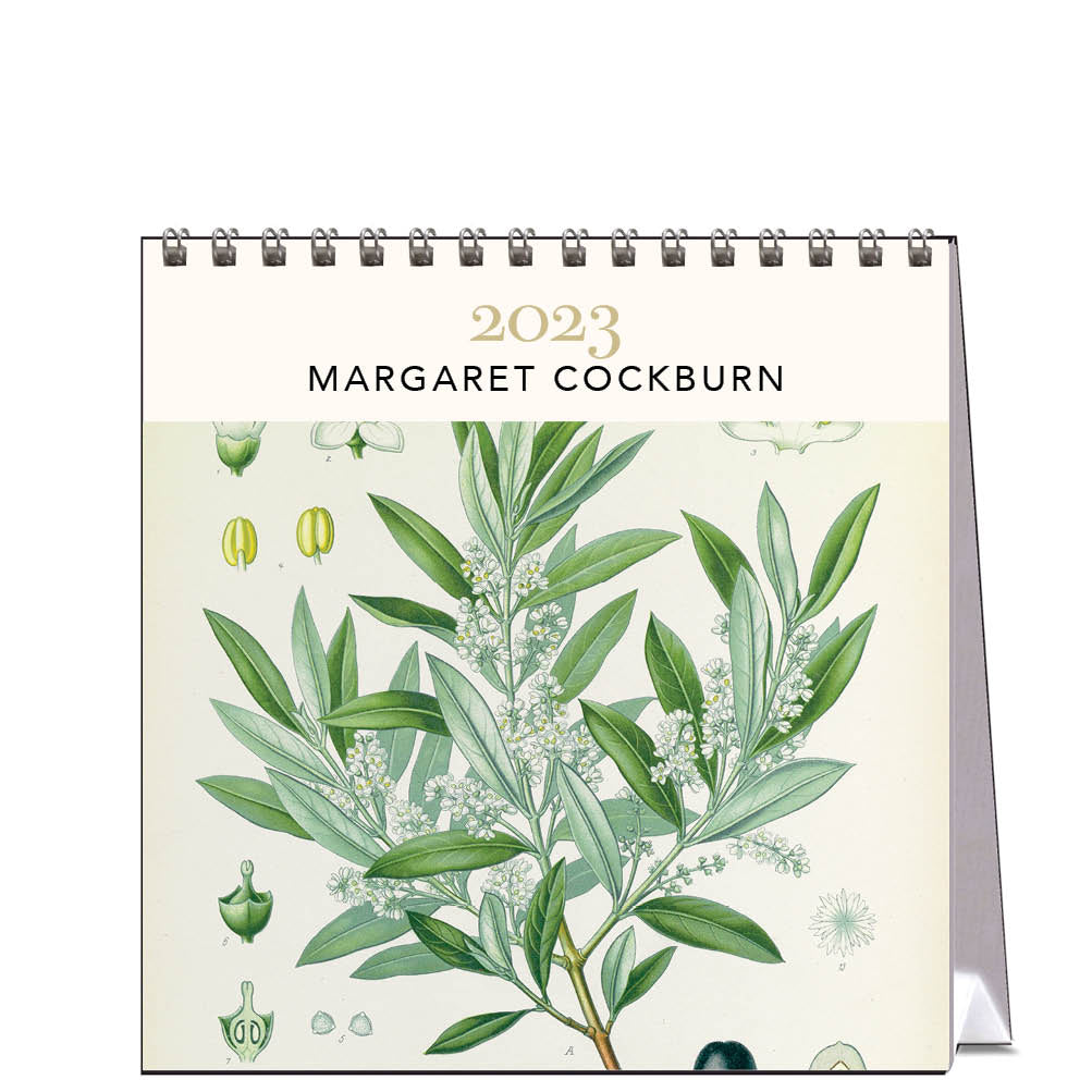 2023 Food Plants-Margaret Cockburn - Desk Easel Calendar
