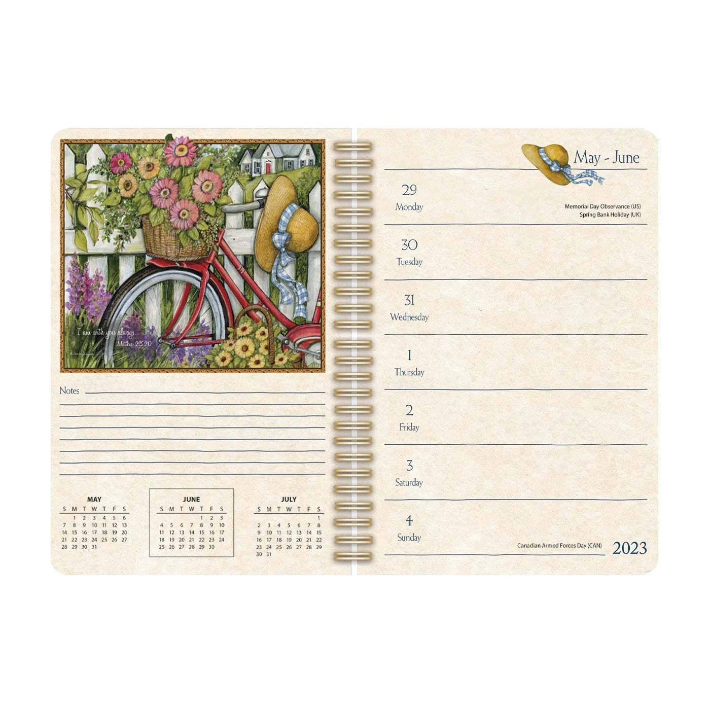 2023 LANG Bountiful Blessings - Monthly Engagement Diary/Planner
