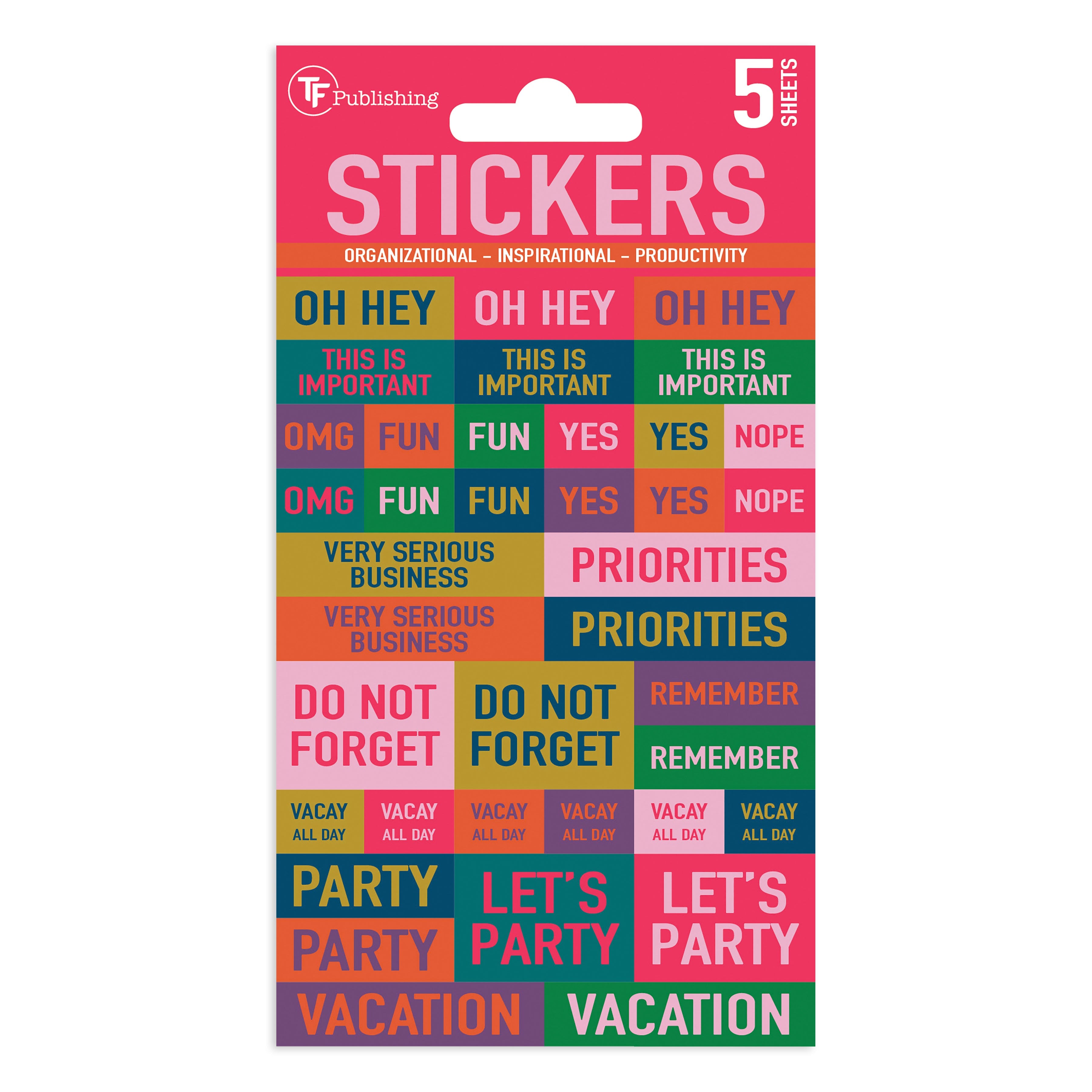 In Any Event Planning Sticker Pack - Calendar Accessories