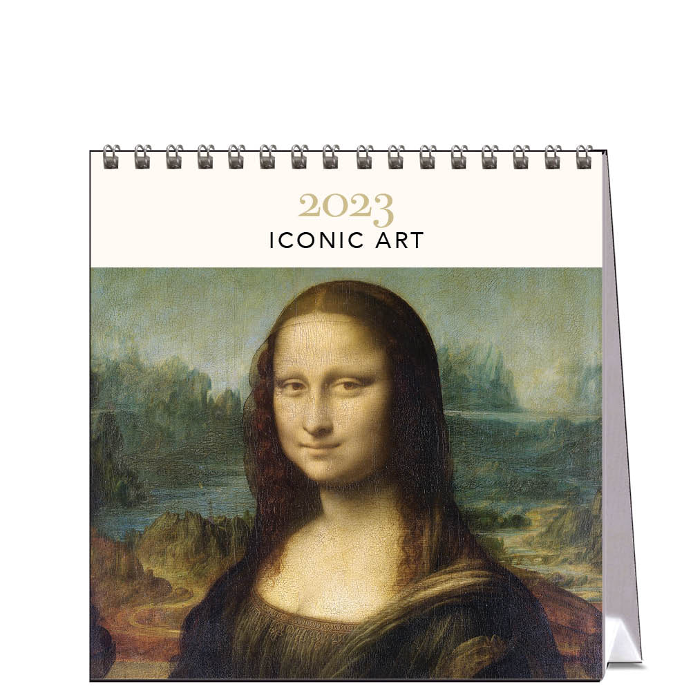 2023 Iconic Art - Desk Easel Calendar