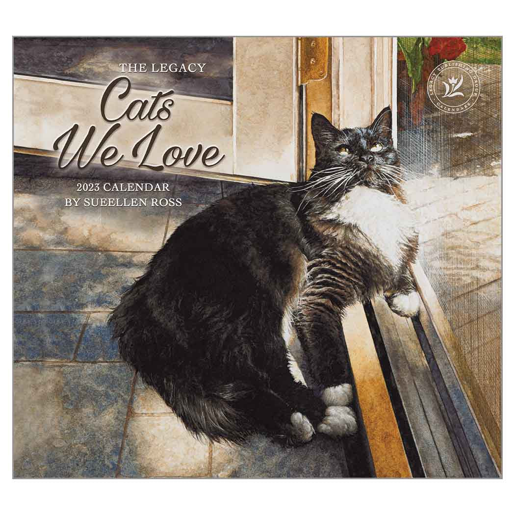 2023 LEGACY Cats We Love - Deluxe Wall Calendar