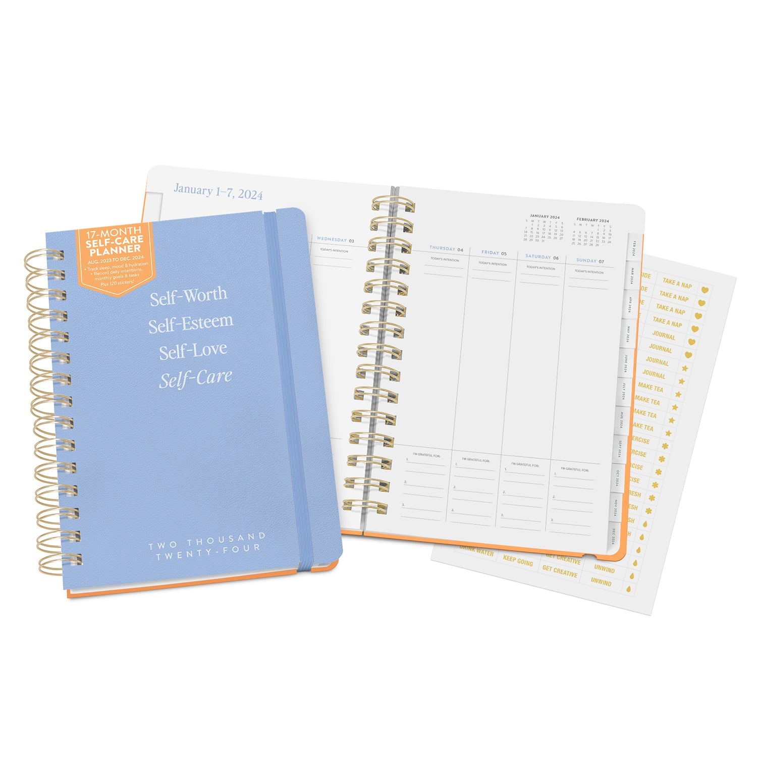 2024 All Aglow - Monthly & Weekly Diary/Planner