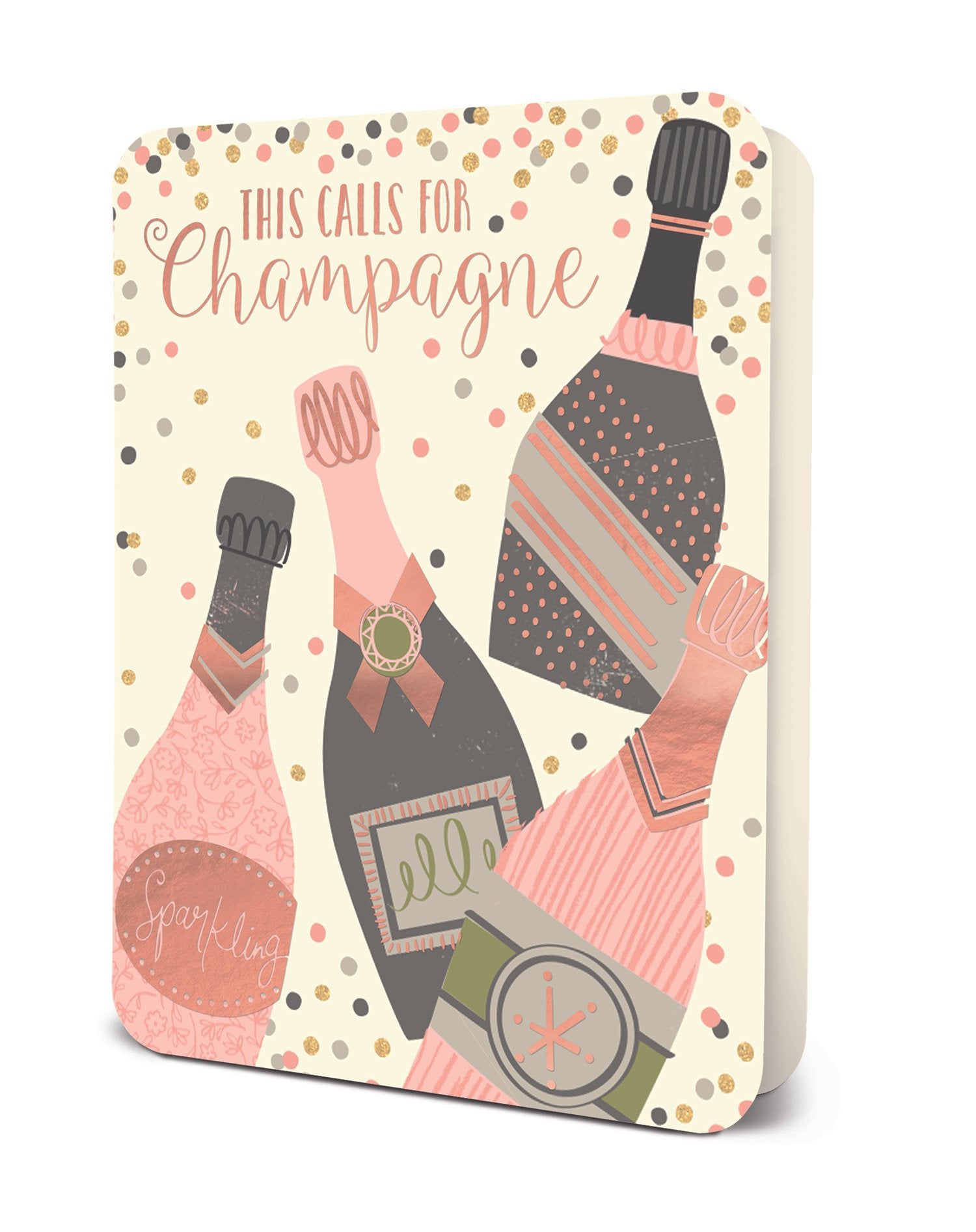 This Calls for Champagne - Greeting Card Greeting Card Orange Circle Studio