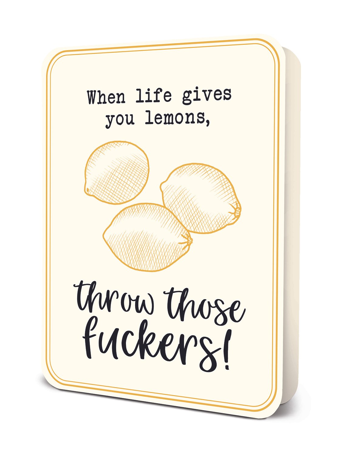 When Life Gives You Lemons - Greeting Card Greeting Card Orange Circle Studio