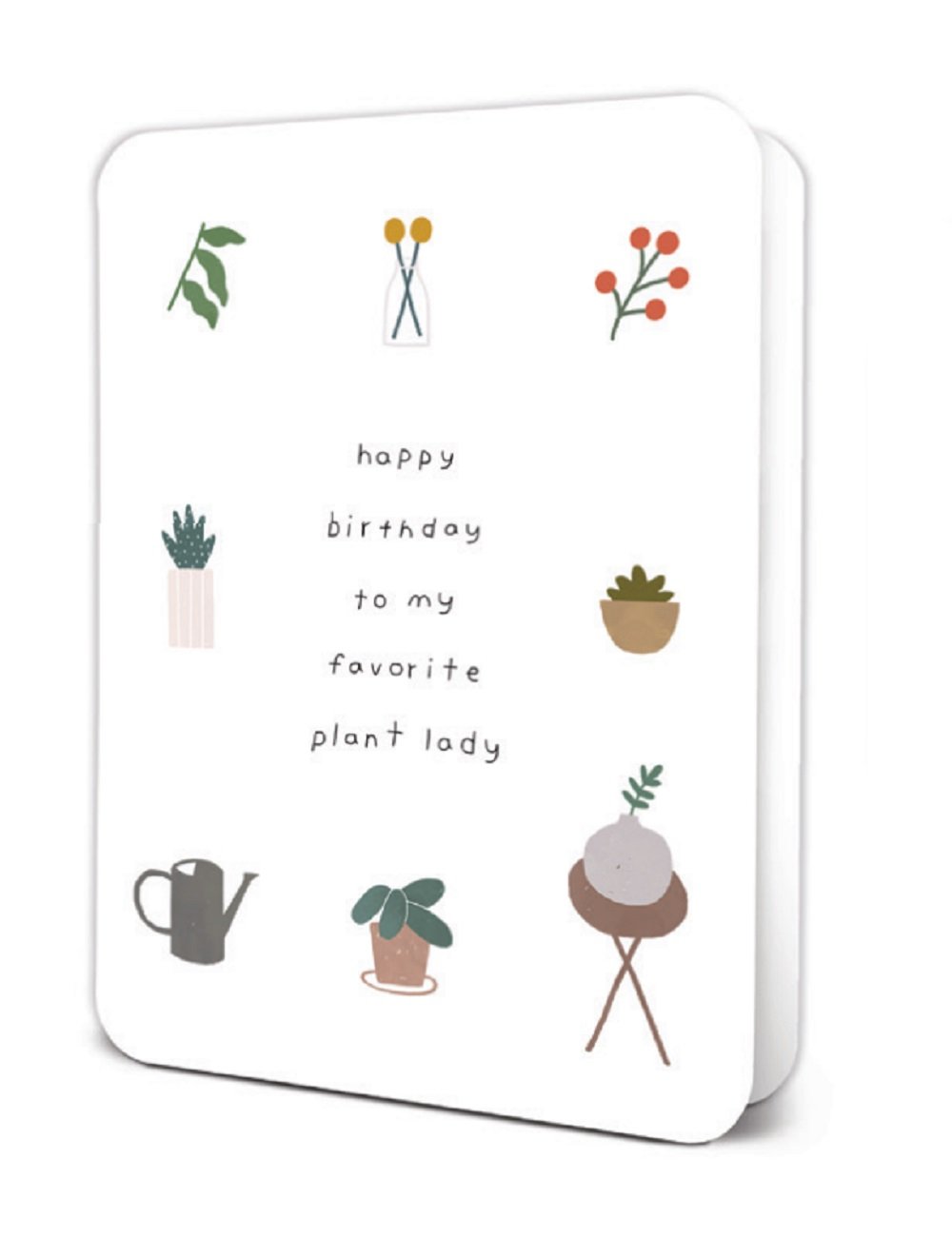 Happy Birthday to My Favorite Plant Lady - Greeting Card Greeting Card Orange Circle Studio