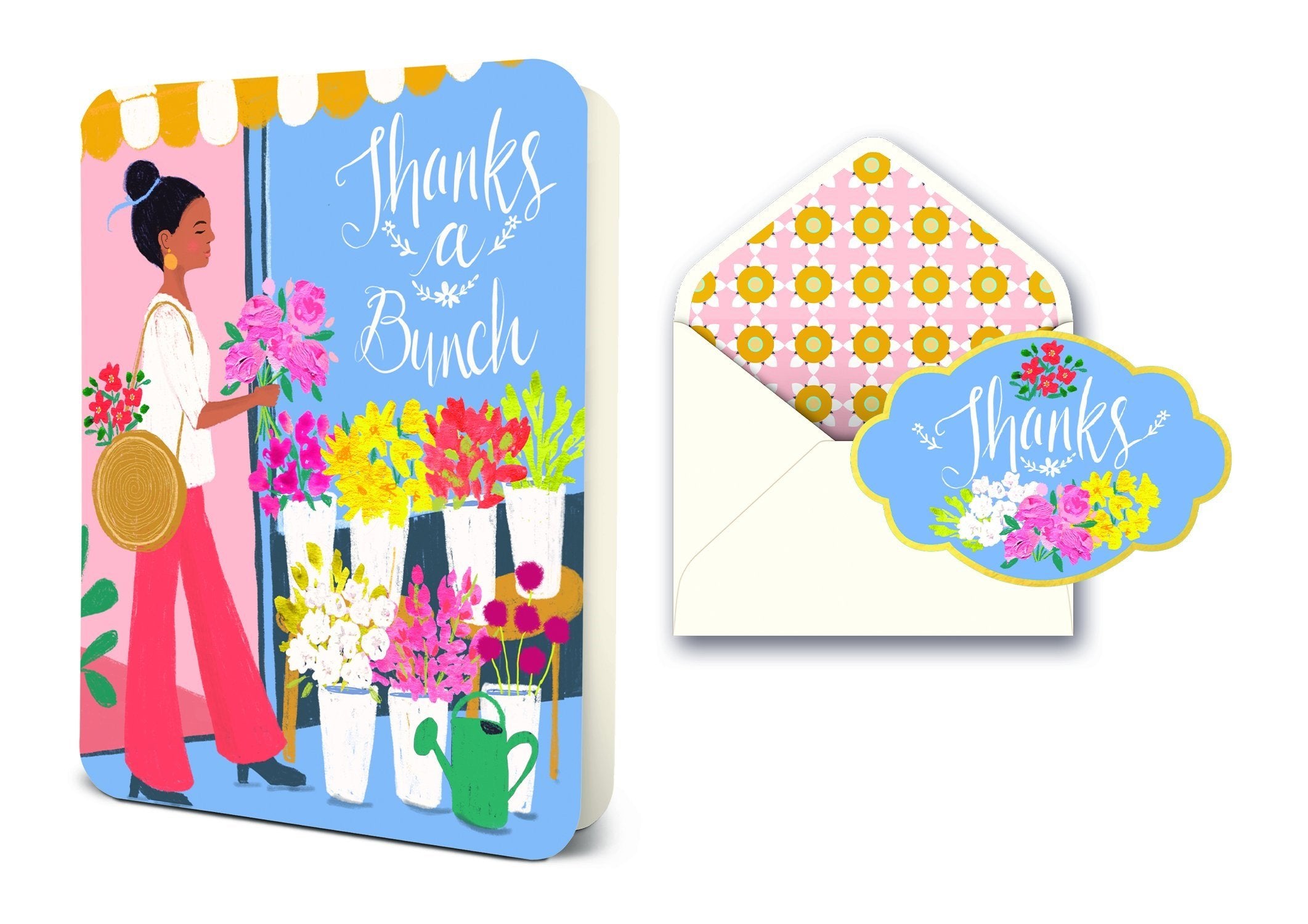 Thanks a Bunch - Greeting Card Greeting Card Orange Circle Studio