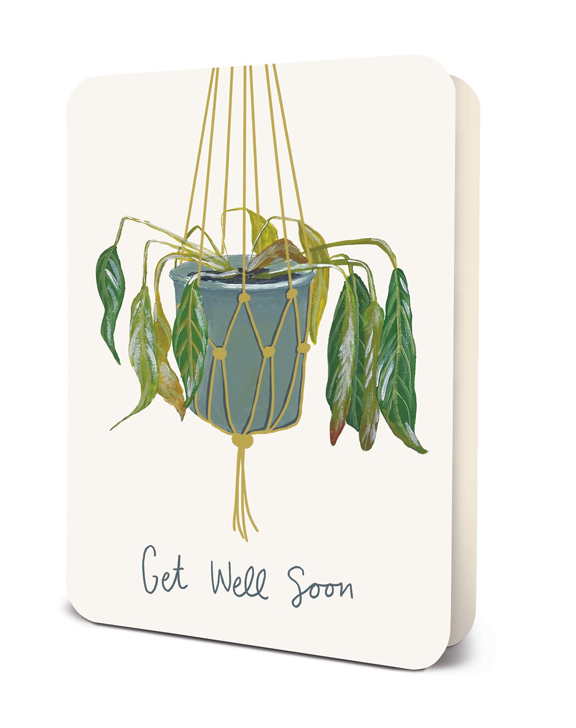 Get Well Soon Plant - Greeting Card Greeting Card Orange Circle Studio