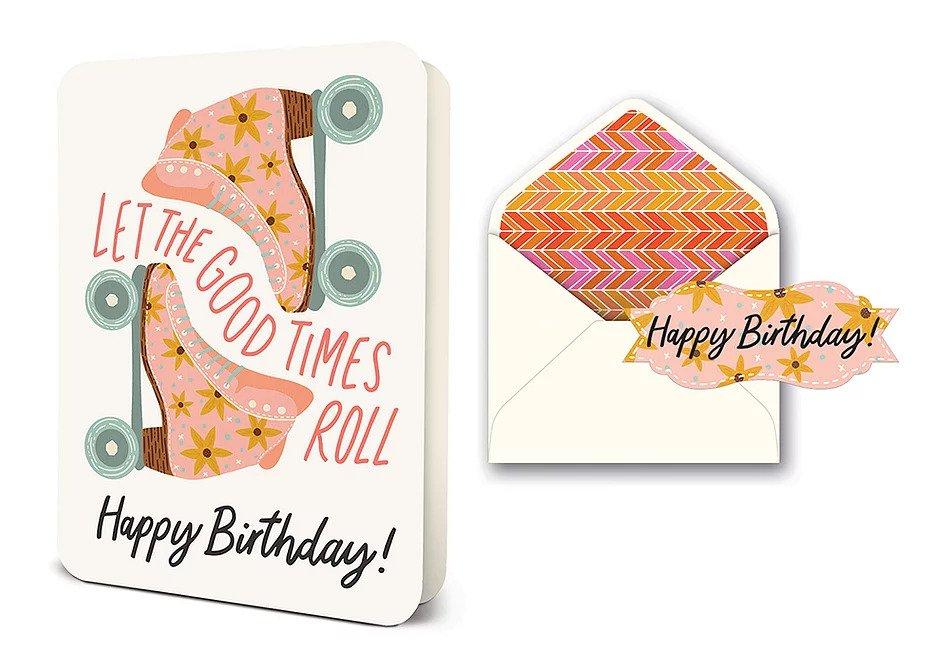 Let the Good Times Roll - Greeting Card Greeting Card Orange Circle Studio