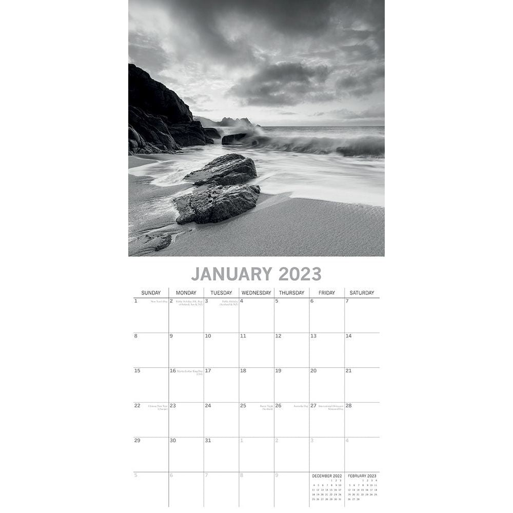2023 Seascapes - Square Wall Calendar