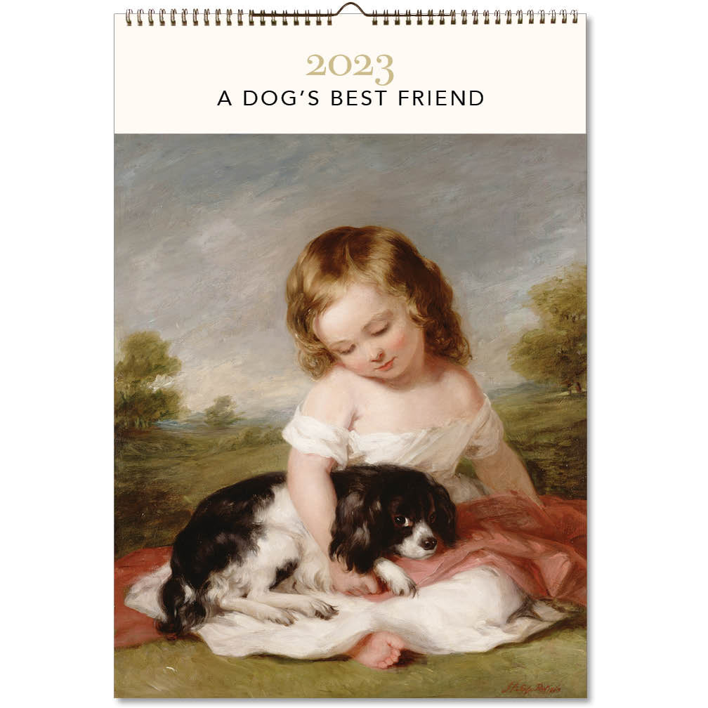 2023 A Dogs Best Friend (Large) - Deluxe Wall Poster Calendar