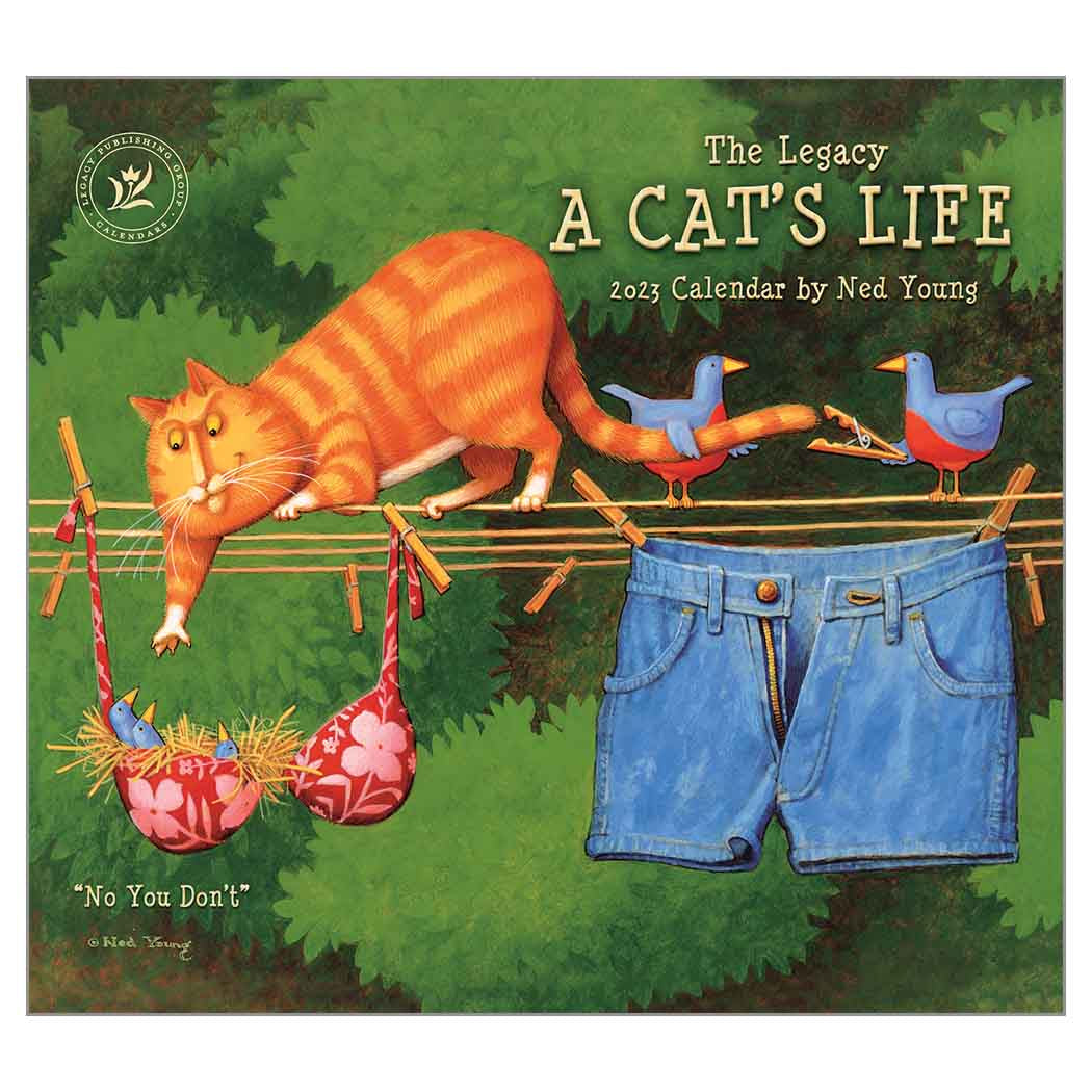 2023 LEGACY A Cat's Life - Deluxe Wall Calendar
