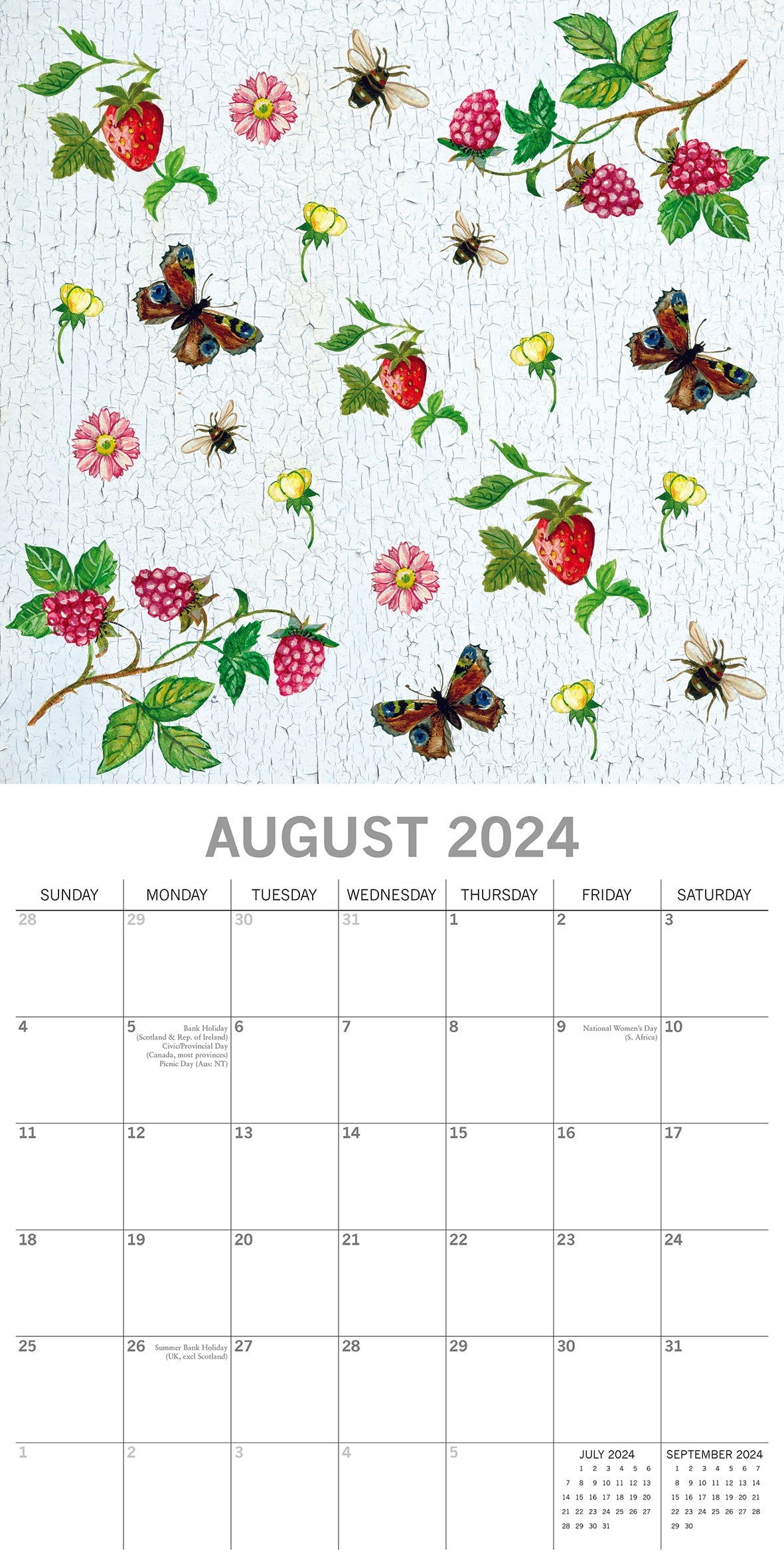2024 Beauty of Nature Square Wall Calendar Art Calendars by The