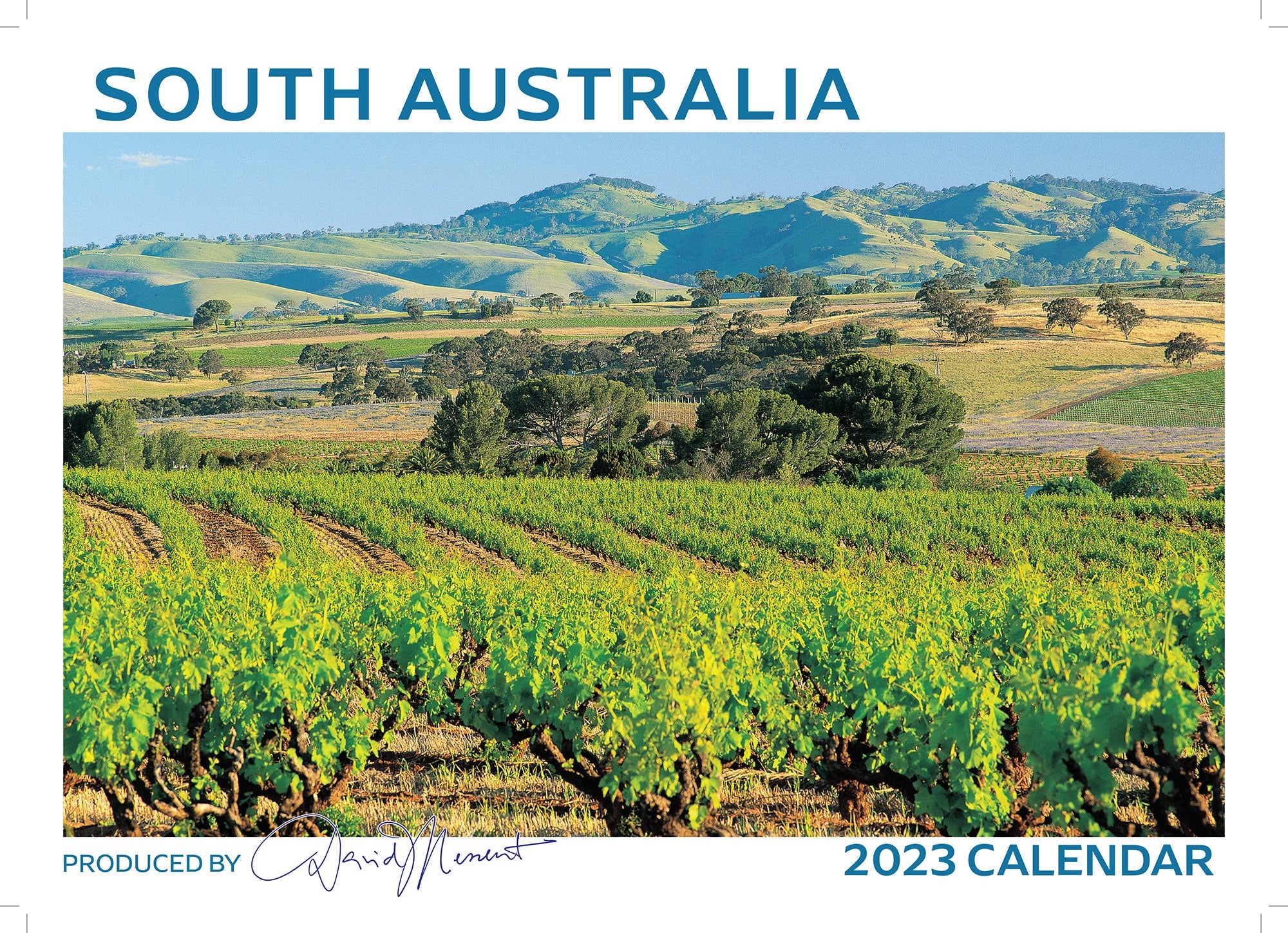 2023 South Australia by David Messent - Horizontal Wall Calendar