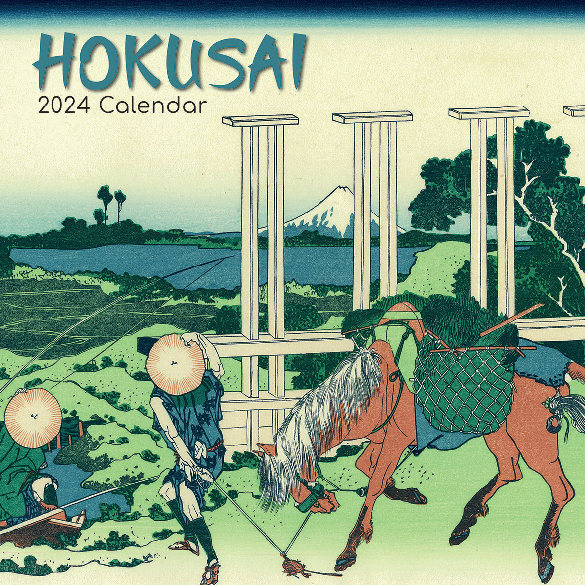2024 Hokusai Square Wall Calendar Art Calendars by The Gifted