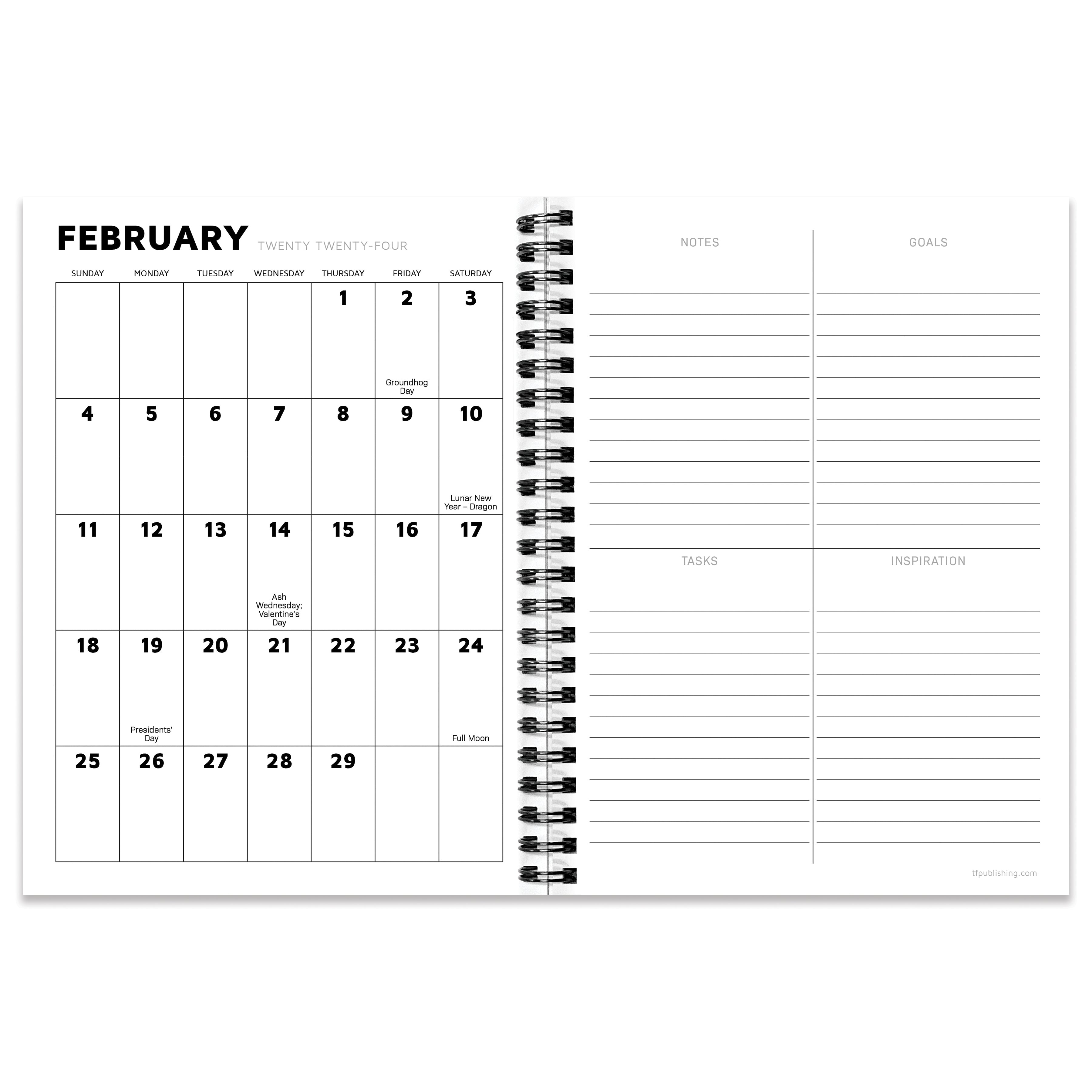 2024 Marilyn Monroe - Medium Weekly, Monthly Diary/Planner