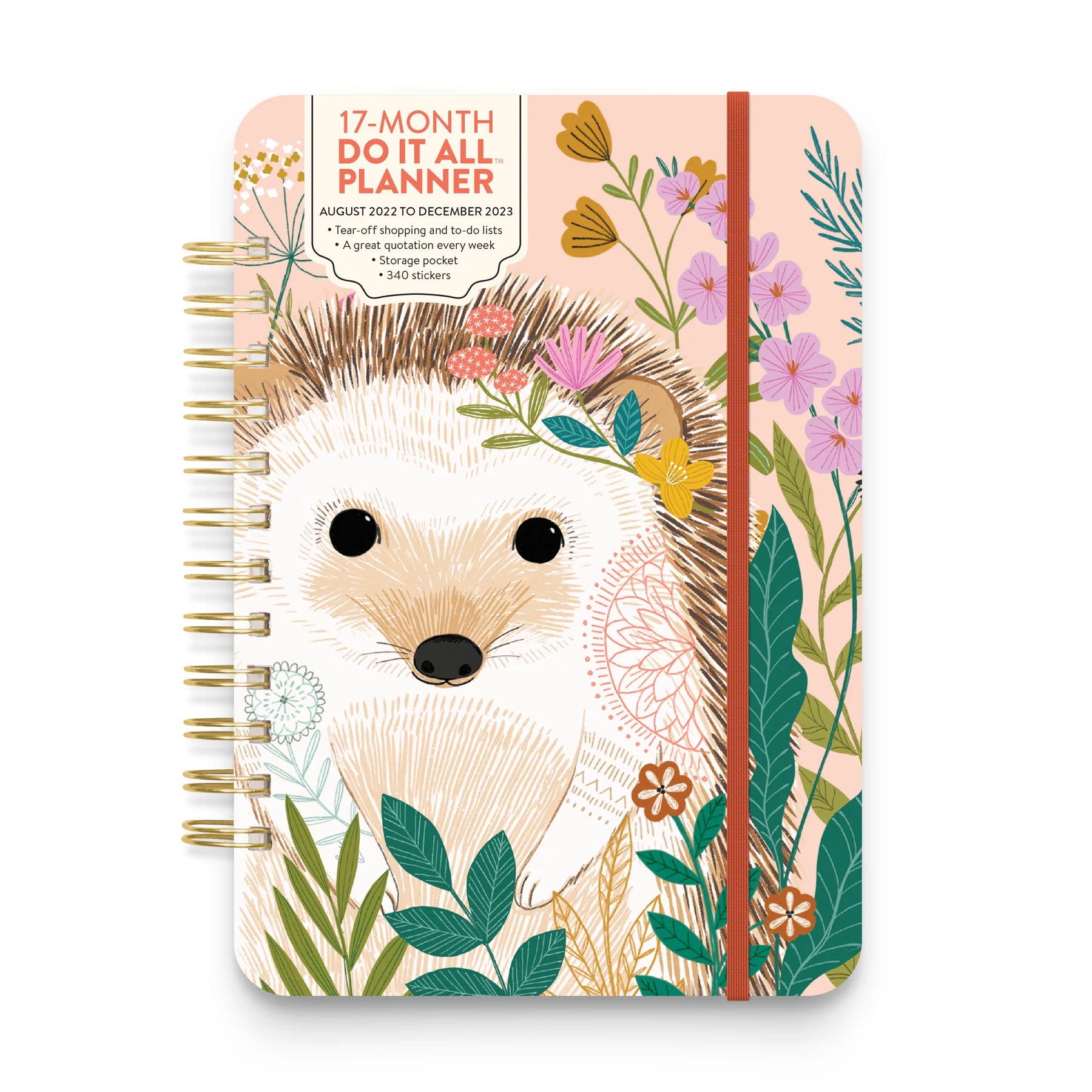 2023 Do it All Garden Hedgehog by Bethan Janine (Weekly/Monthly Family Planner) - Diary/Planner