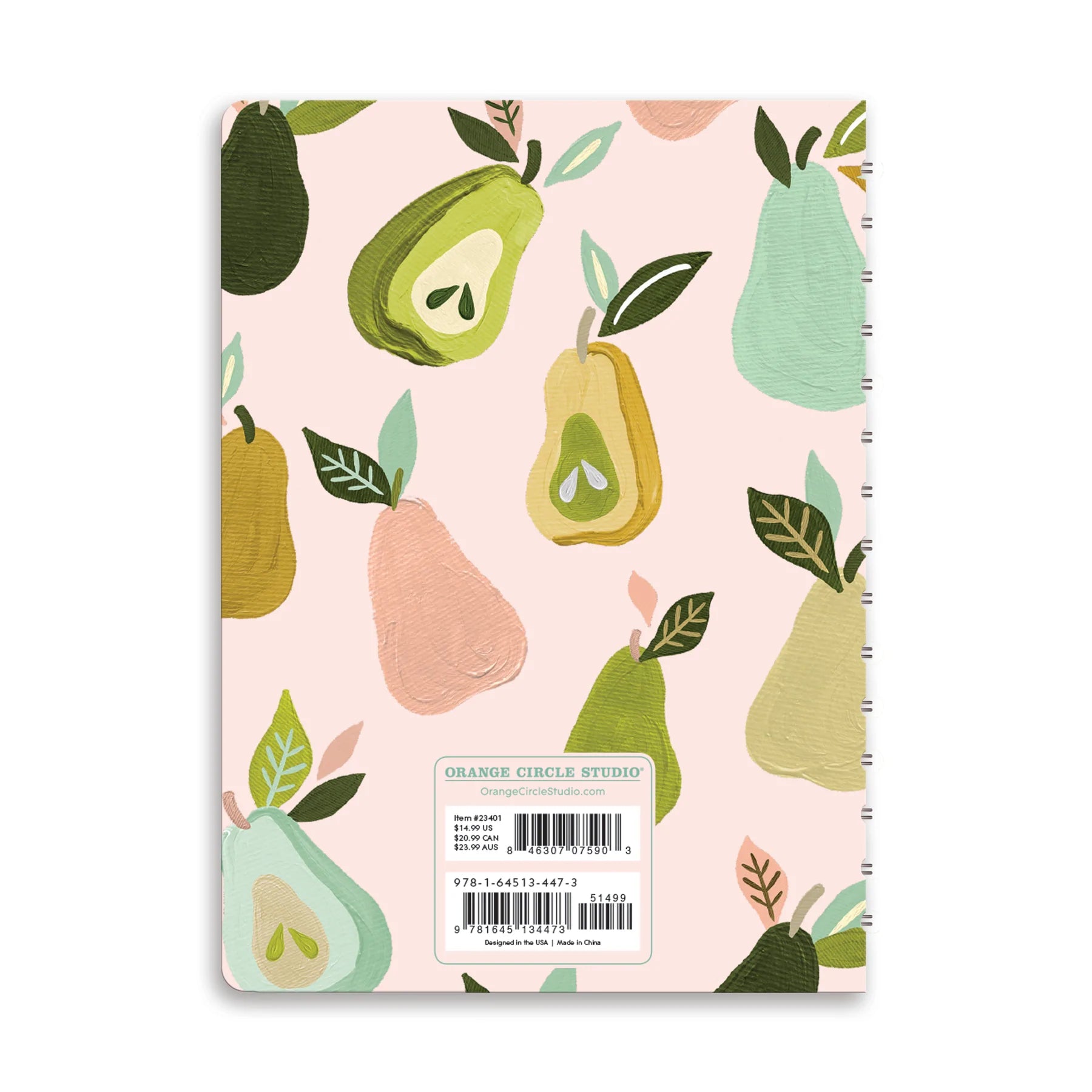 2023 Au Pears by CatCoq (Ondine Tabbed Weekly/Monthly Planner) - Diary/Planner