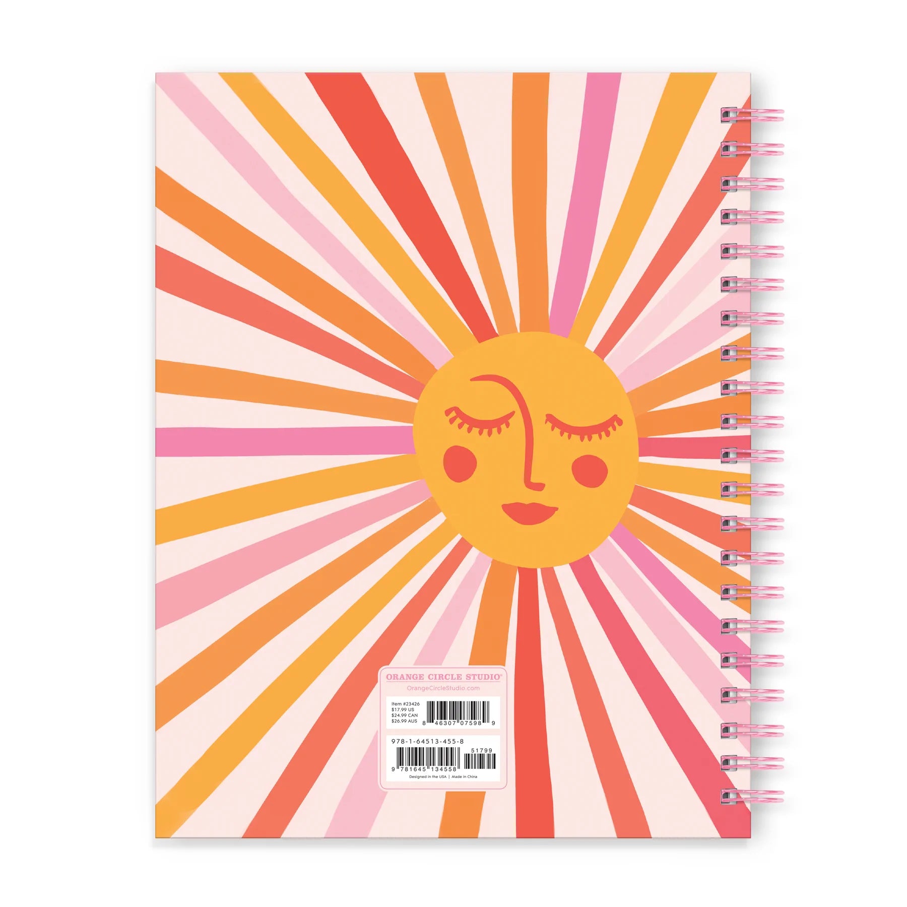 2023 Retro Sunshine by CatCoq (XL Spiral Weekly/Monthly Planner) - Diary/Planner