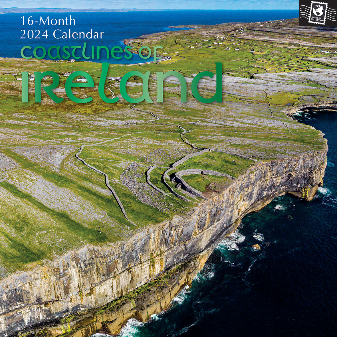 2024 Coastlines of Ireland Square Wall Calendar Travel Calendars