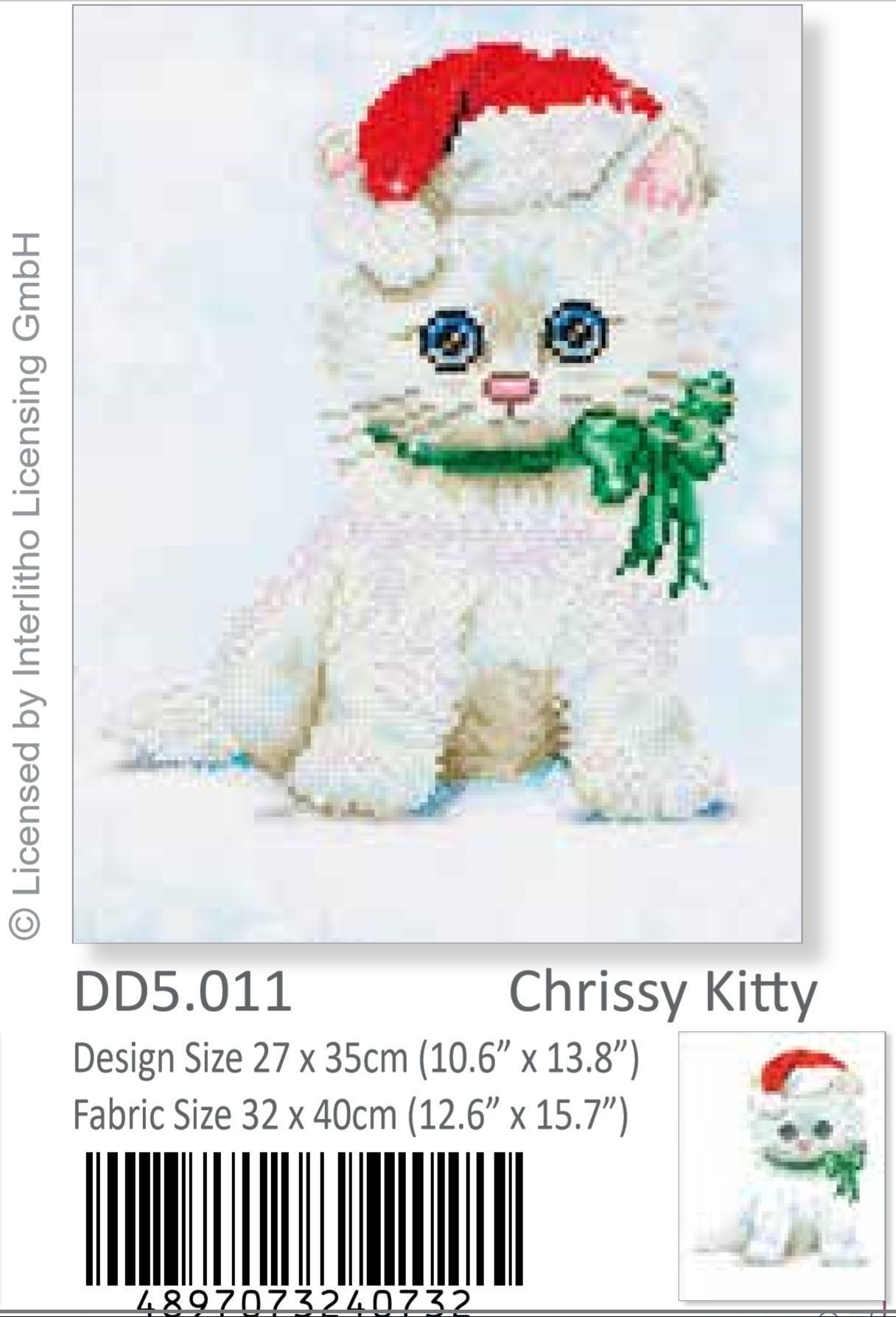 Diamond Dotz - Chrissy Kitty 27x35cm - Diamond Art Diamond Art Diamond Dotz
