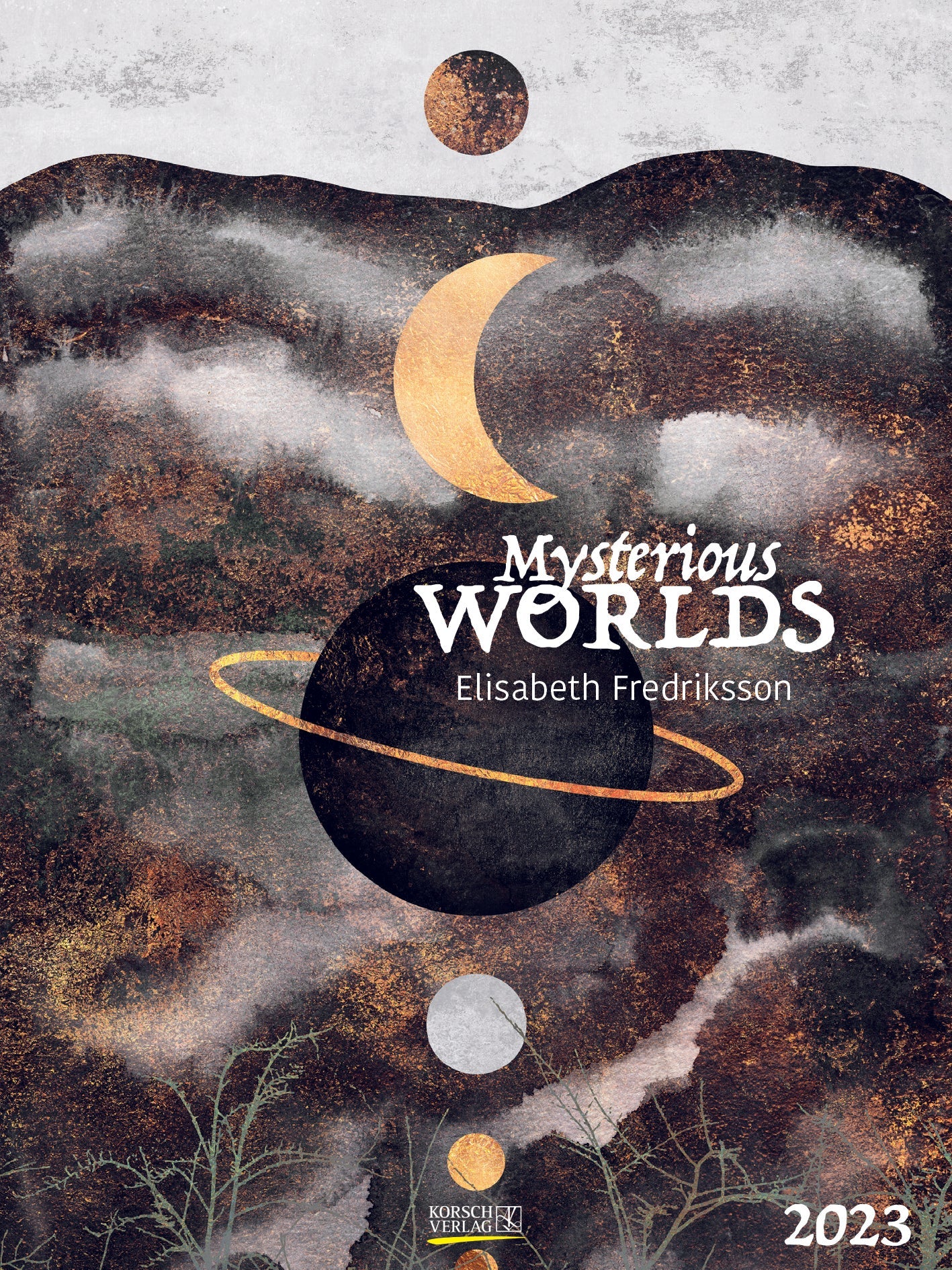2023 Mysterious Worlds (Large) - Deluxe Wall Poster Calendar