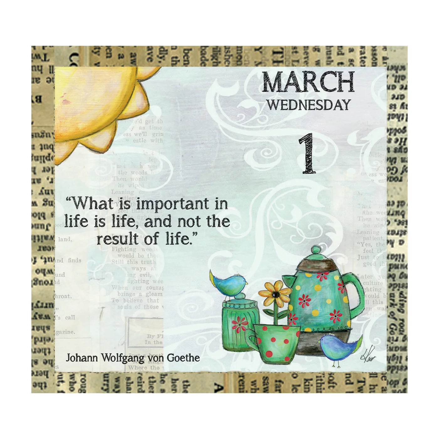 2023 LANG Live Love Dream - Mini Boxed Page-A-Day Calendar